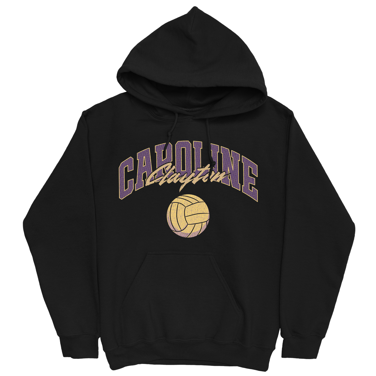 CAROLINE CLAYTON VOLLEYBALL BLACK HOODIE