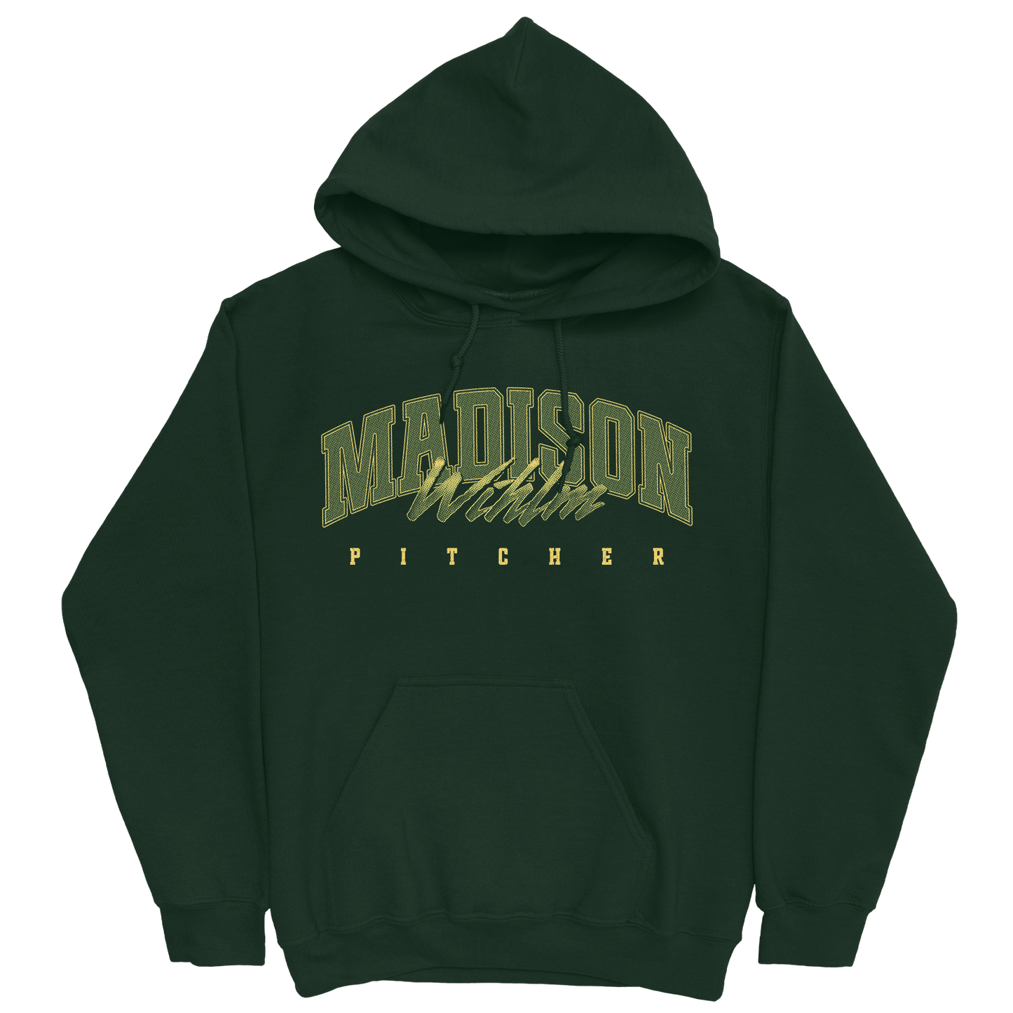 MADISON WIHLM CLASSIC FOREST GREEN HOODIE