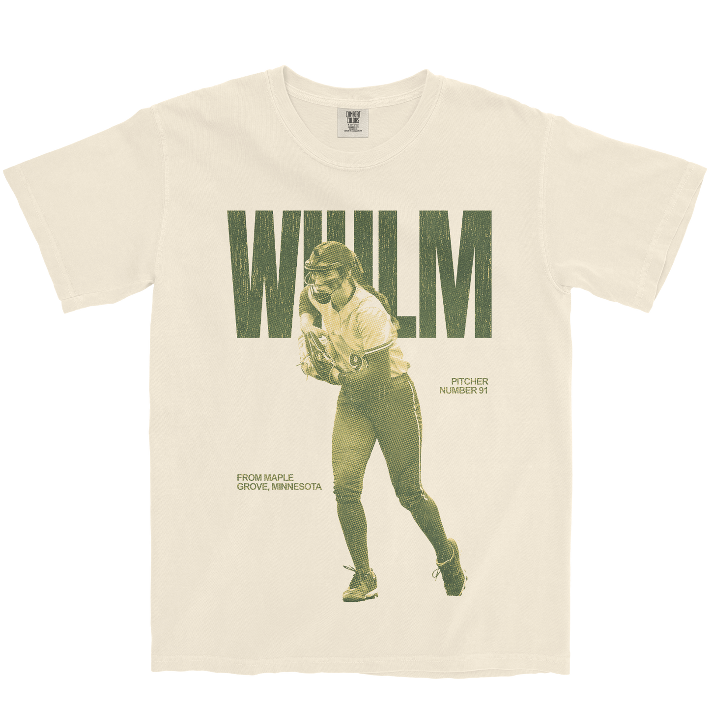 MADISON WIHLM VINTAGE IVORY TEE