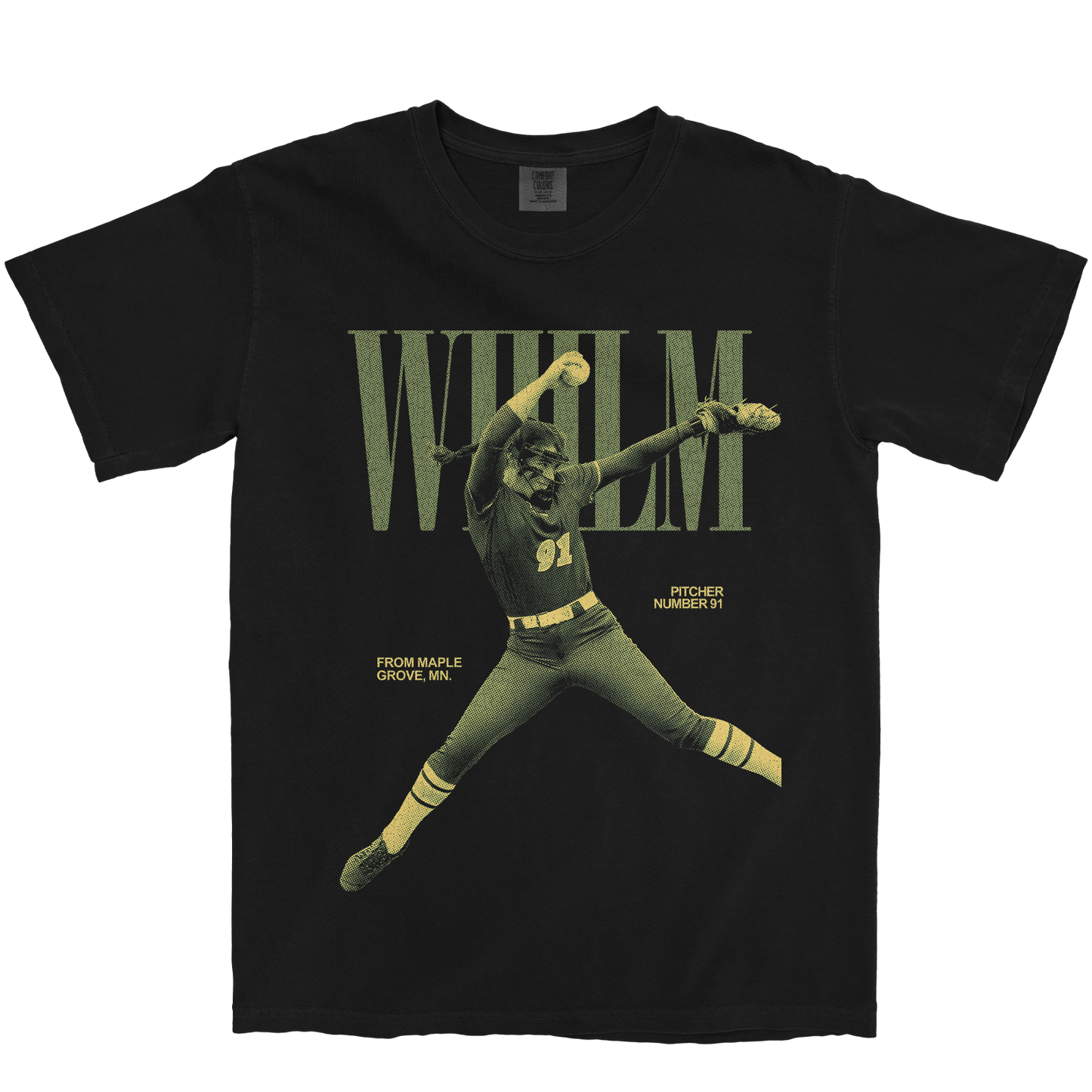 MADISON WIHLM VINTAGE BLACK TEE