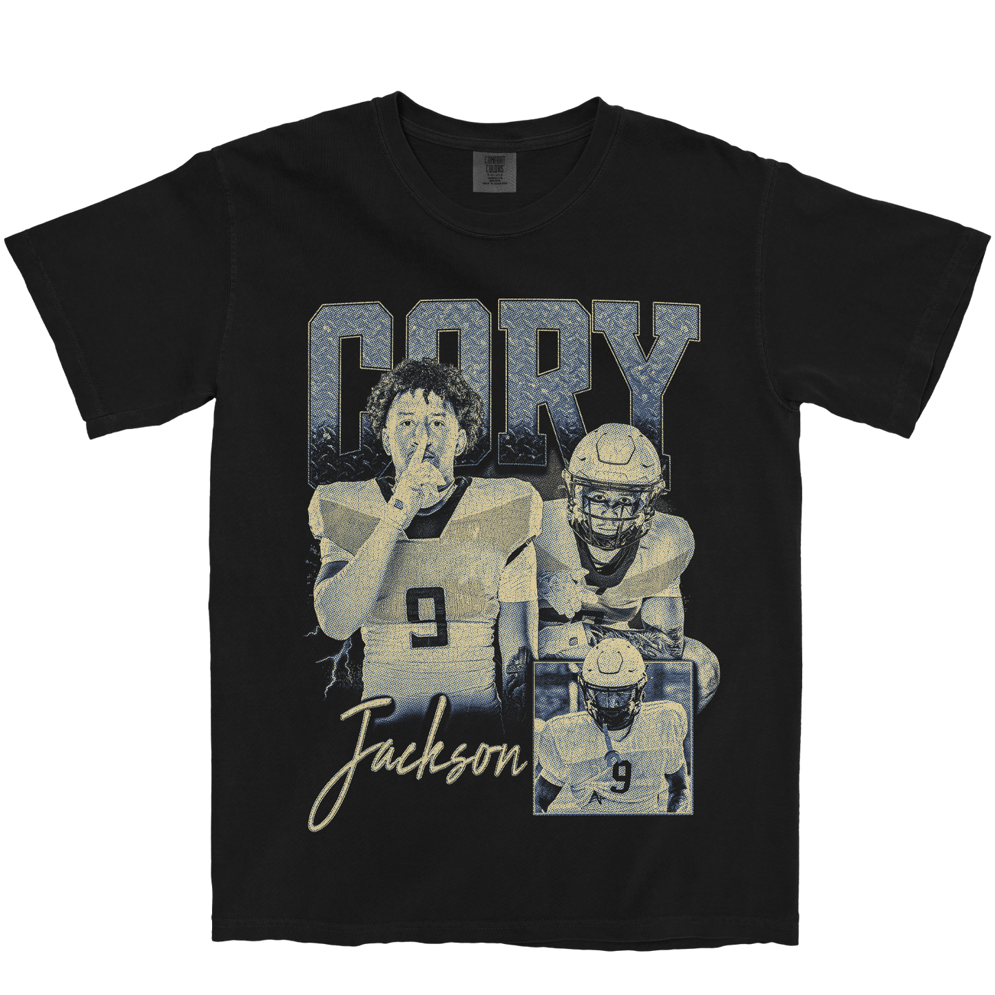 CORY JACKSON GRAPHIC BLACK TEE