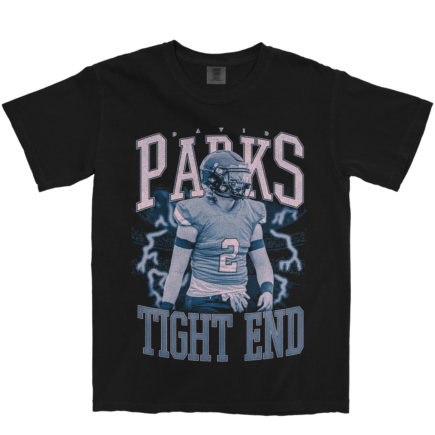 DAVID PARKS VINTAGE BLACK TEE