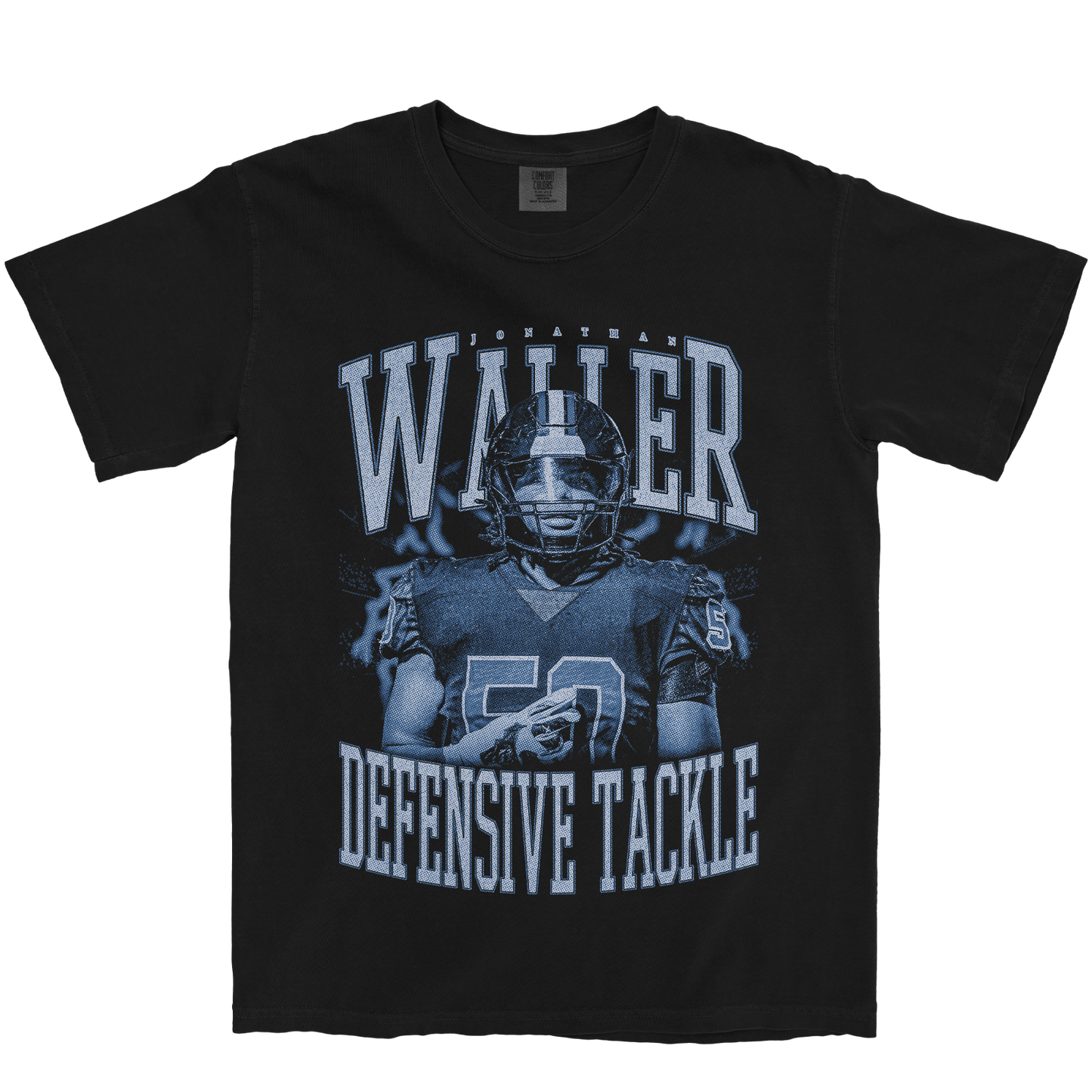 JONATHAN WALLER VINTAGE BLACK TEE