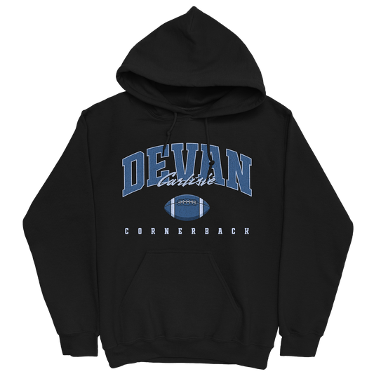 DEVAN CARLISLE FOOTBALL BLACK HOODIE