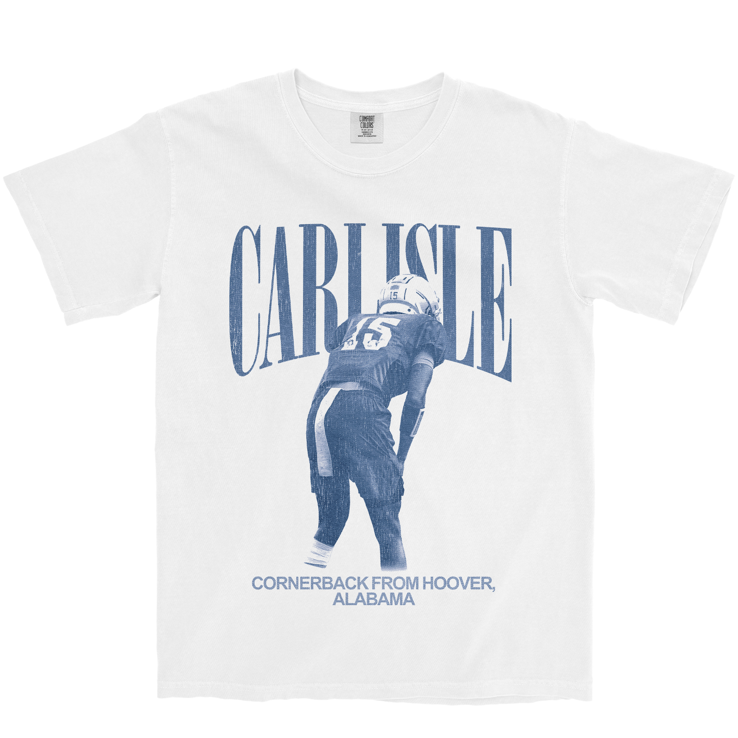 DEVAN CARLISLE VINTAGE WHITE TEE