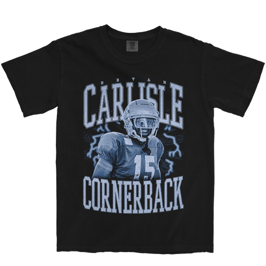DEVAN CARLISLE VINTAGE BLACK TEE
