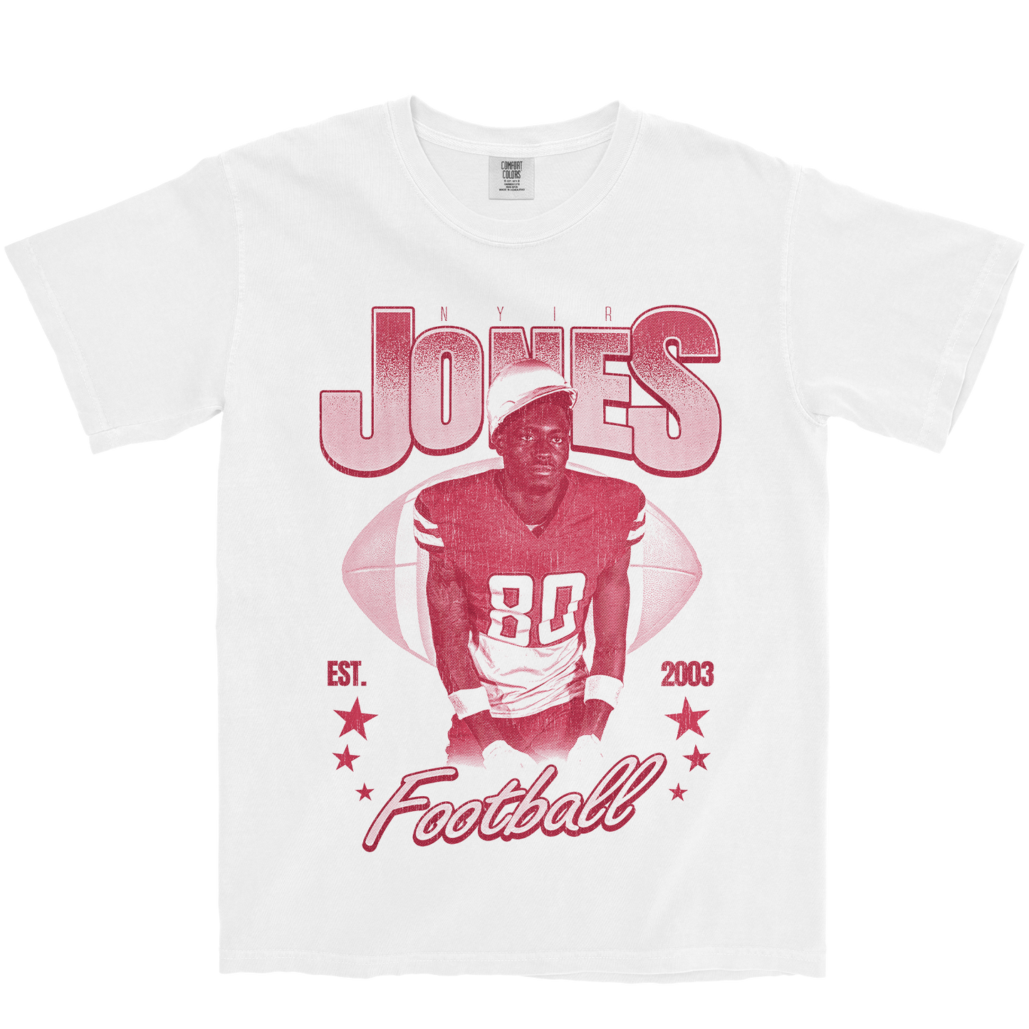 NYIR JONES RETRO WHITE TEE