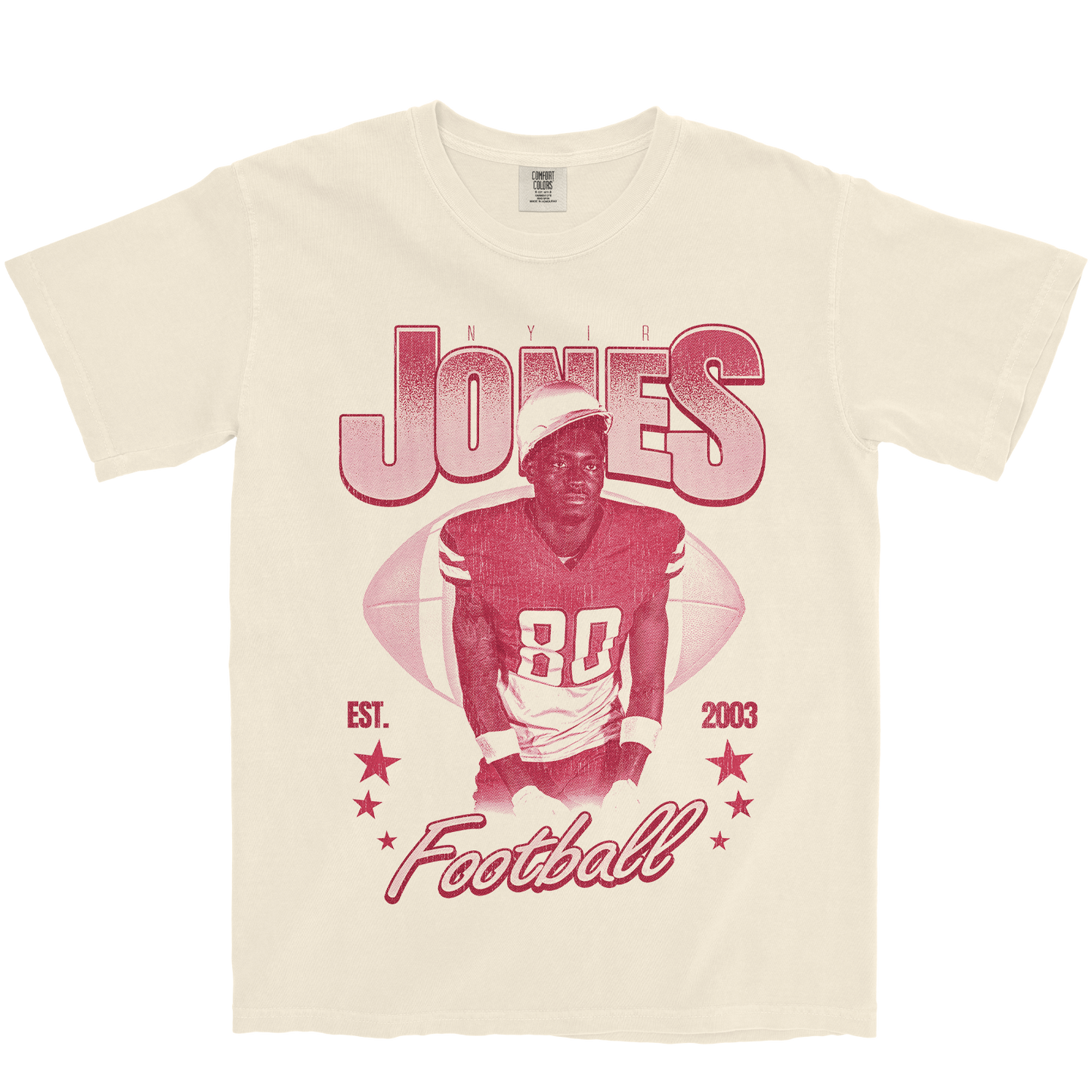 NYIR JONES RETRO IVORY TEE