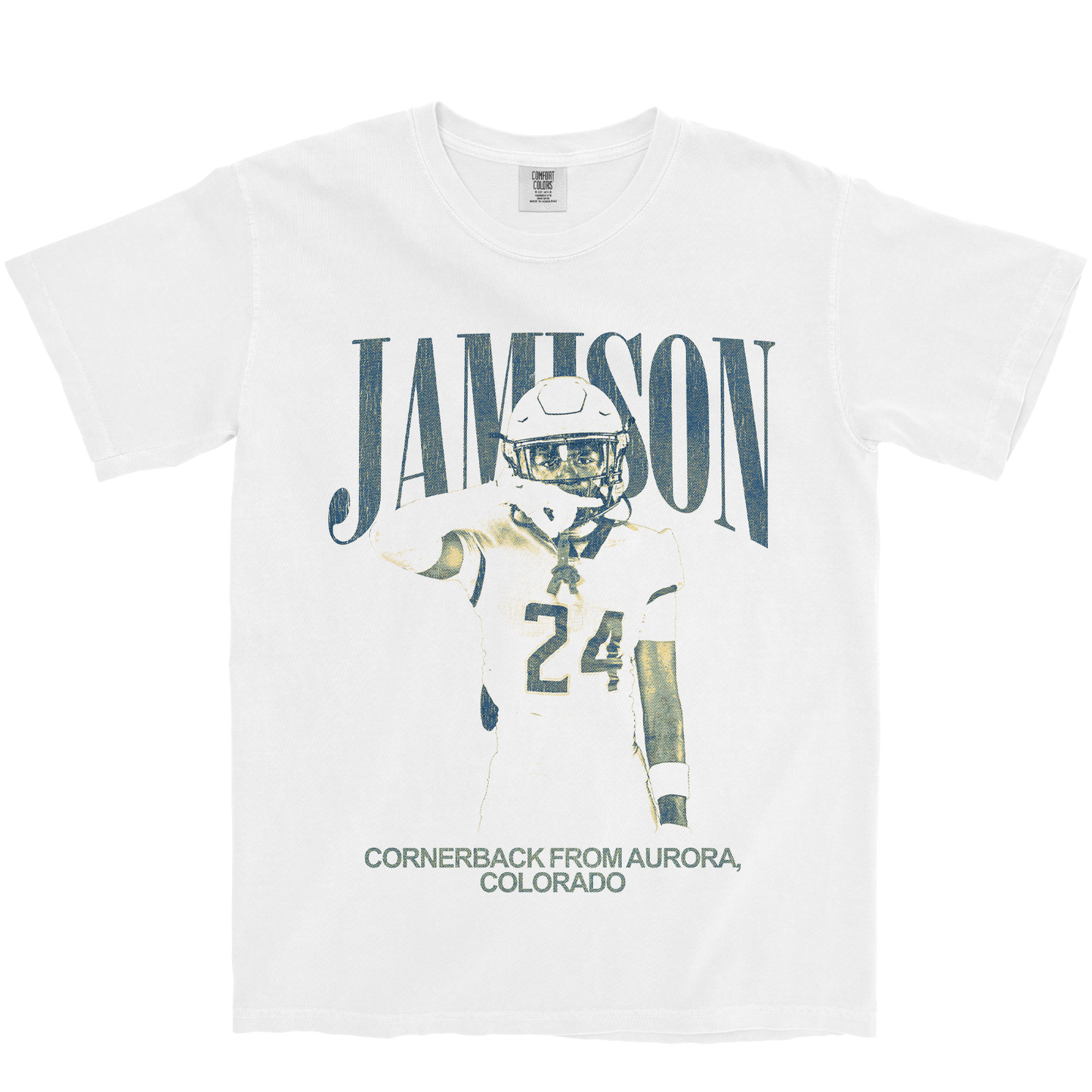 MARQUIS JAMISON VINTAGE WHITE TEE