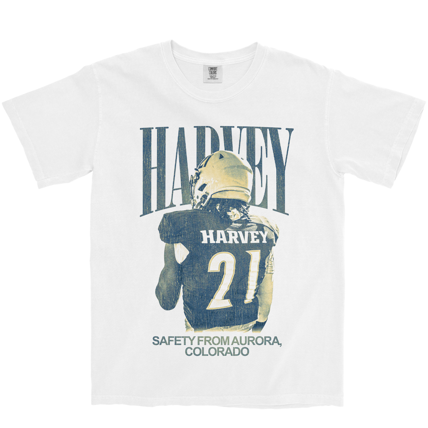 JOSHUA HARVEY VINTAGE WHITE TEE