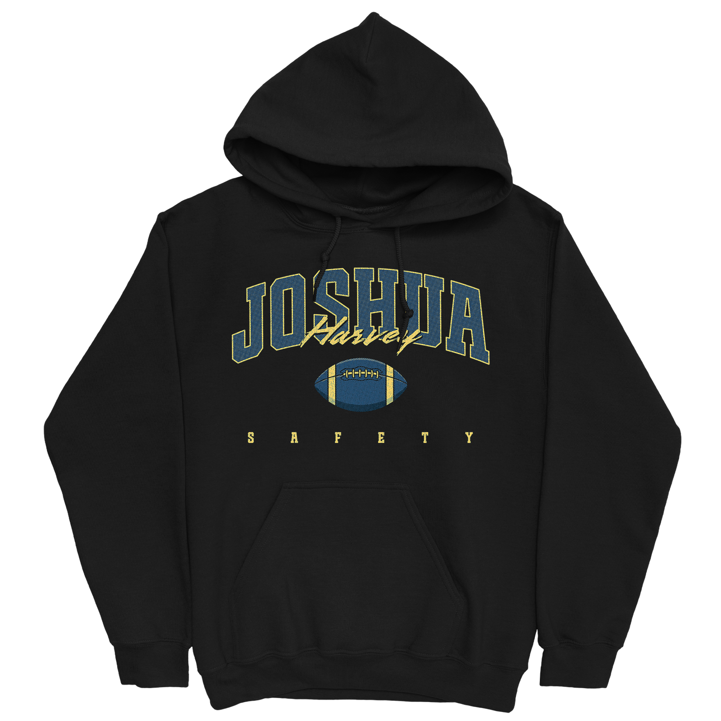 JOSHUA HARVEY FOOTBALL BLACK HOODIE