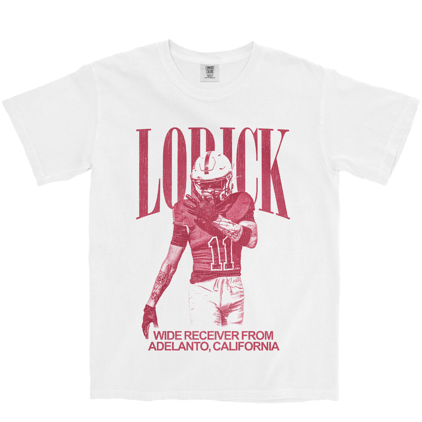 JOSHUA LORICK VINTAGE WHITE TEE