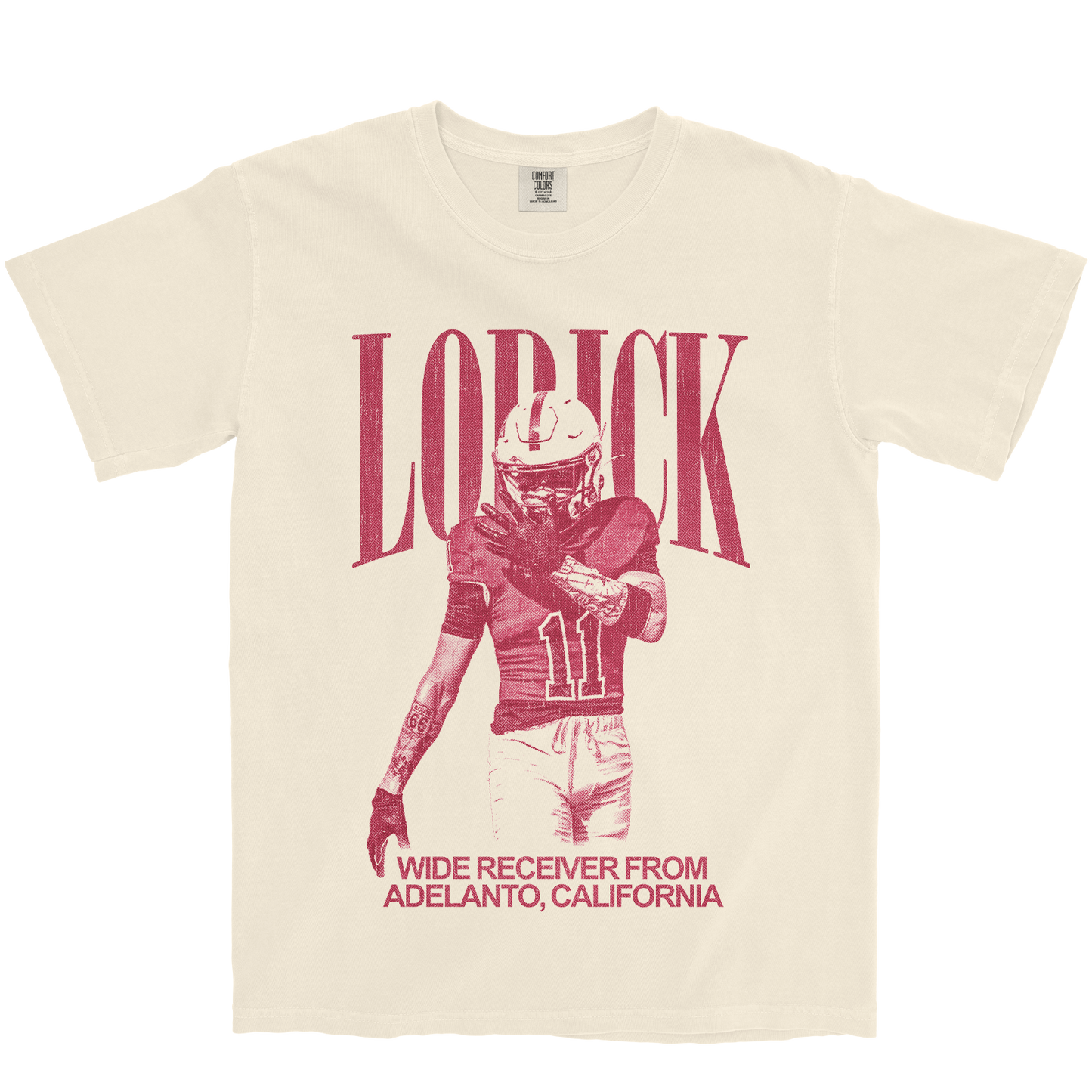 JOSHUA LORICK VINTAGE IVORY TEE