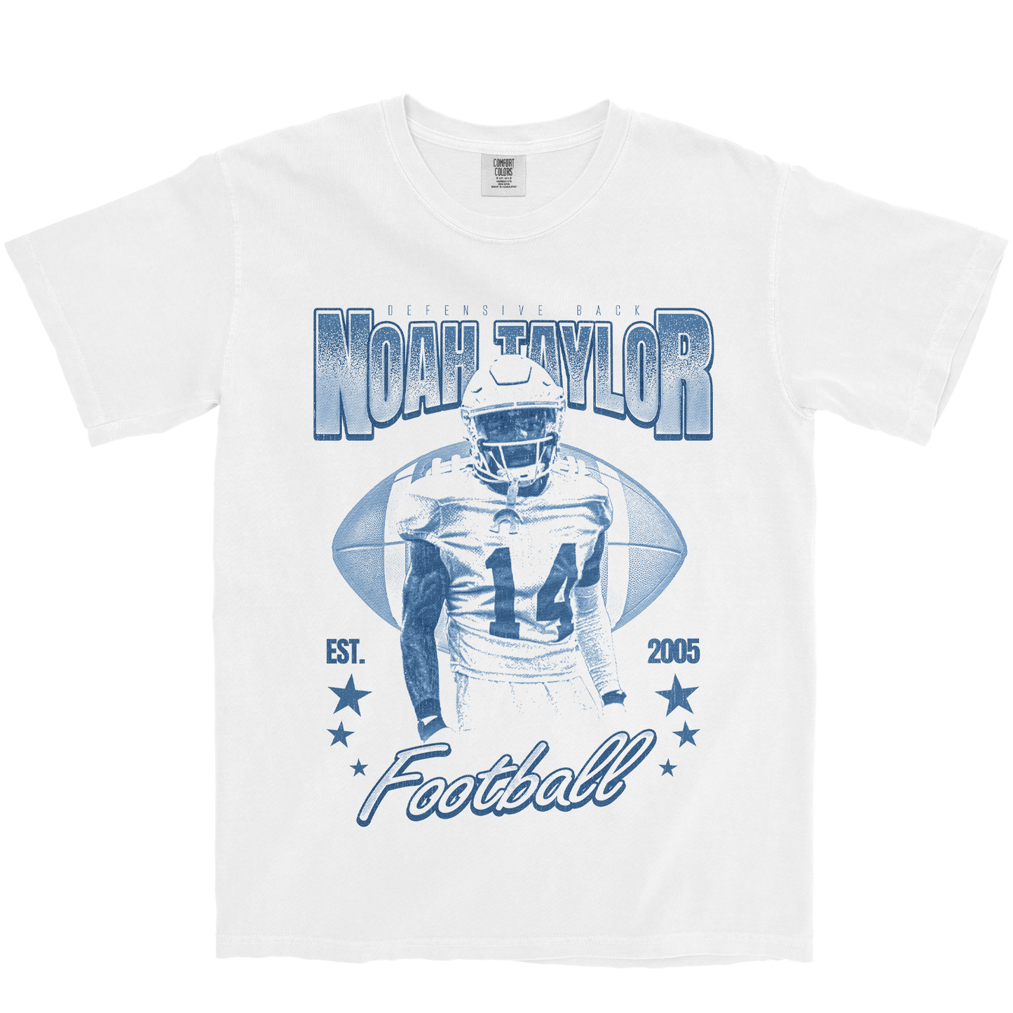 NOAH TAYLOR RETRO WHITE TEE