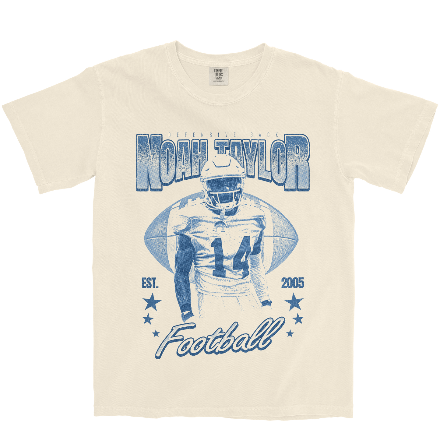 NOAH TAYLOR RETRO IVORY TEE