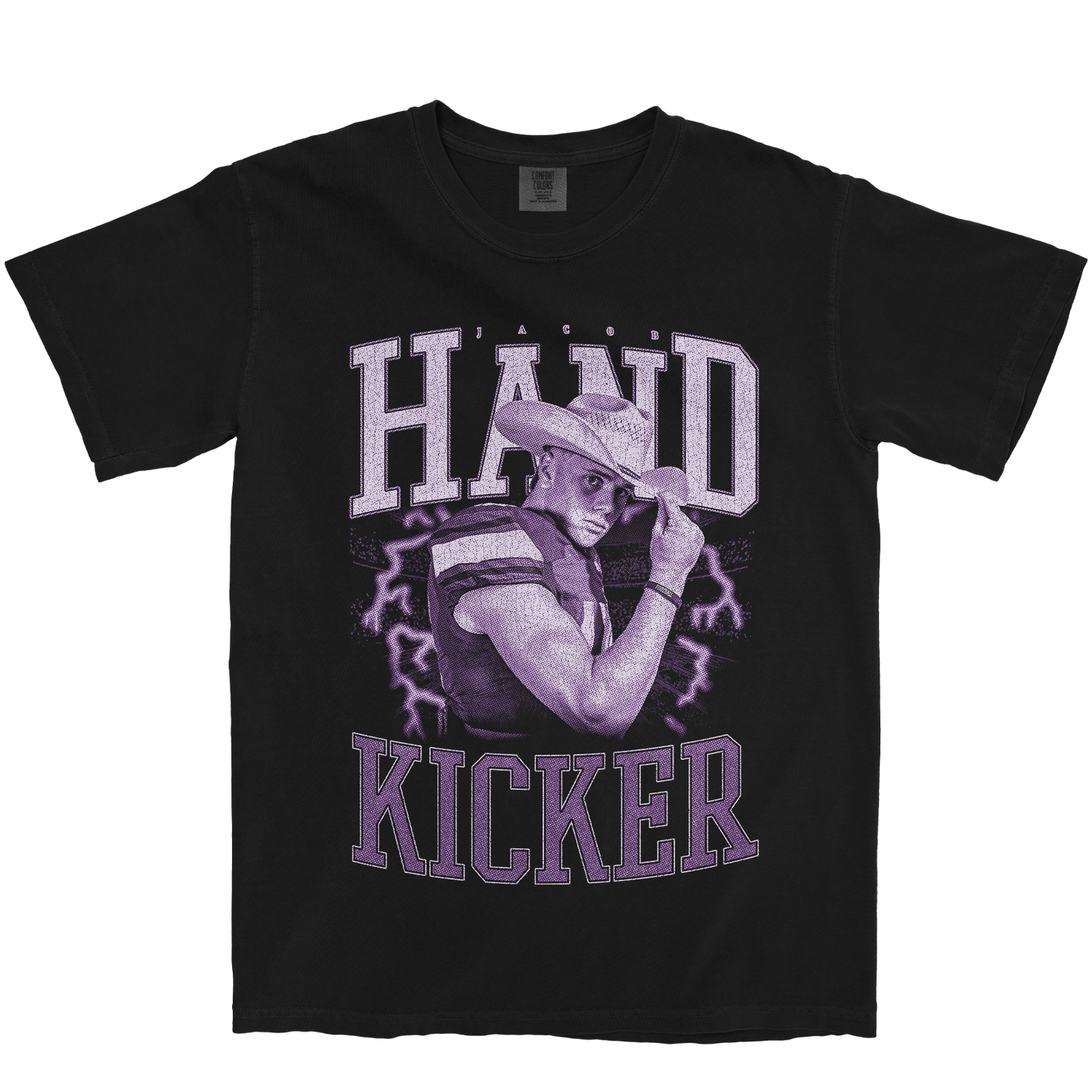 JACOB HAND VINTAGE BLACK TEE