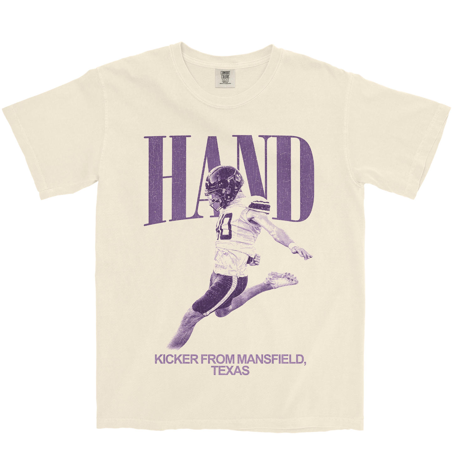 JACOB HAND VINTAGE IVORY TEE