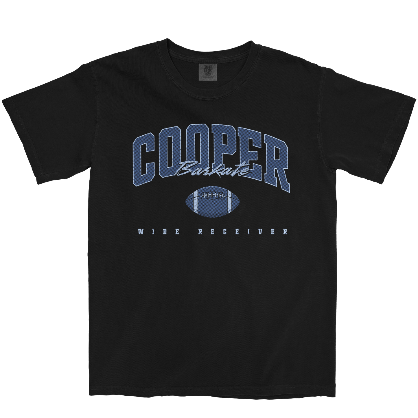 COOPER BARKATE FOOTBALL BLACK TEE