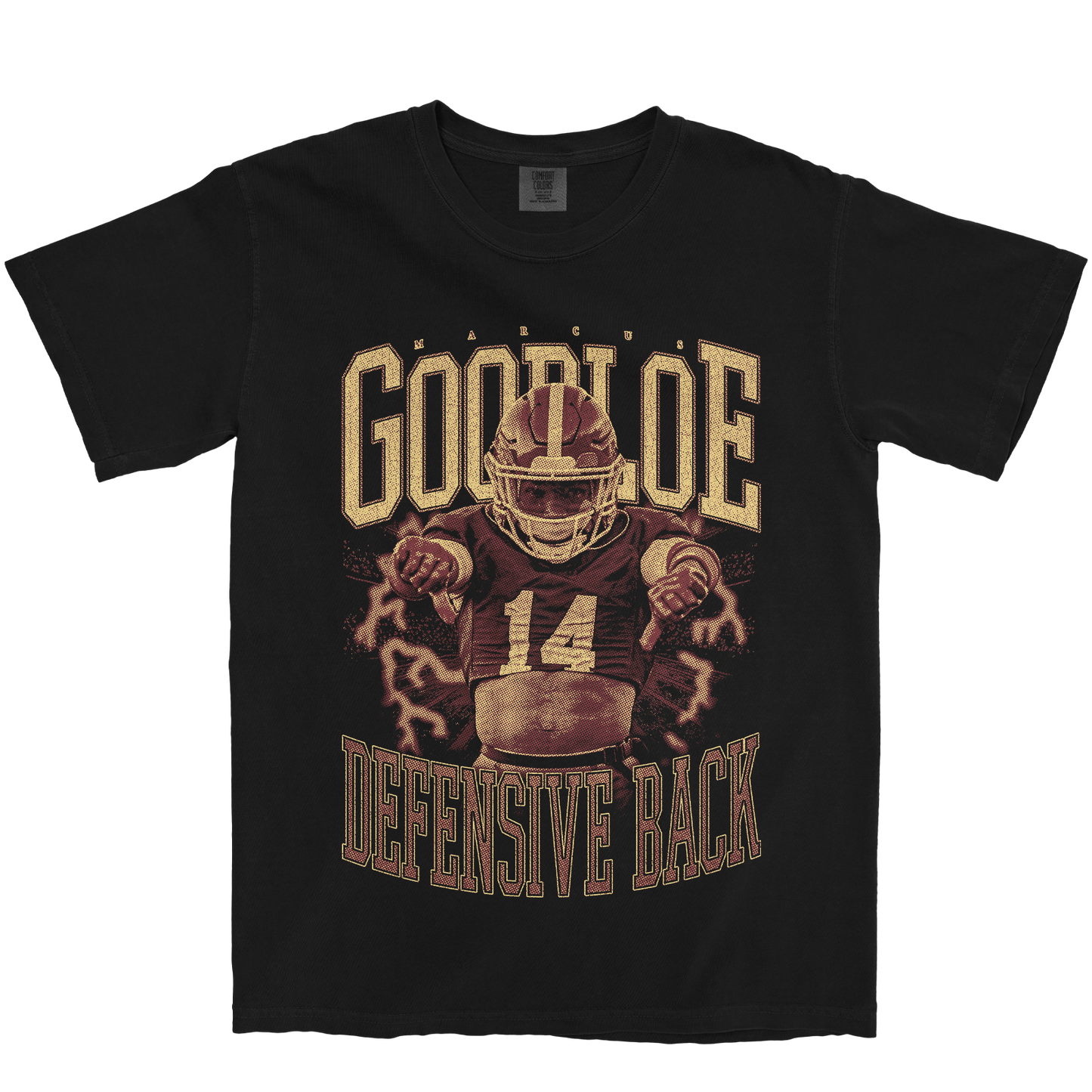 MARCUS GOODLOE VINTAGE BLACK TEE