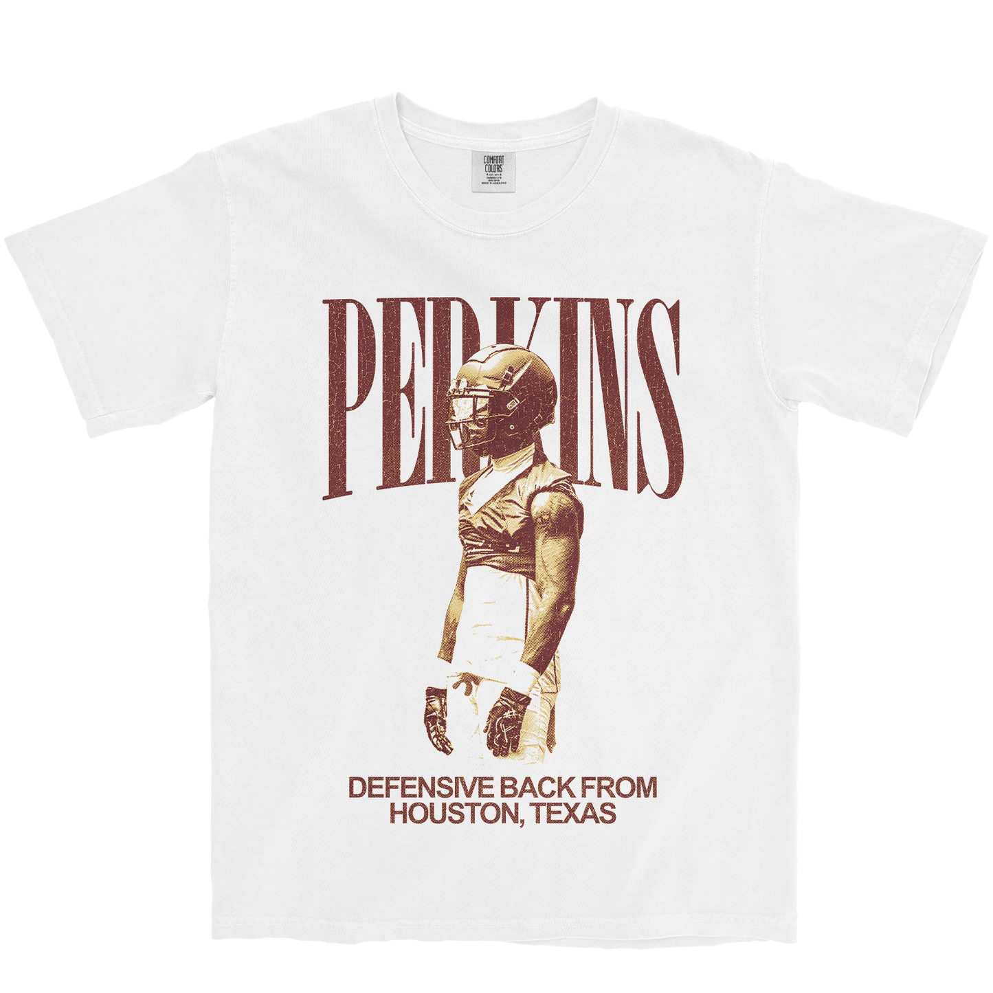 JADEN PERKINS VINTAGE WHITE TEE