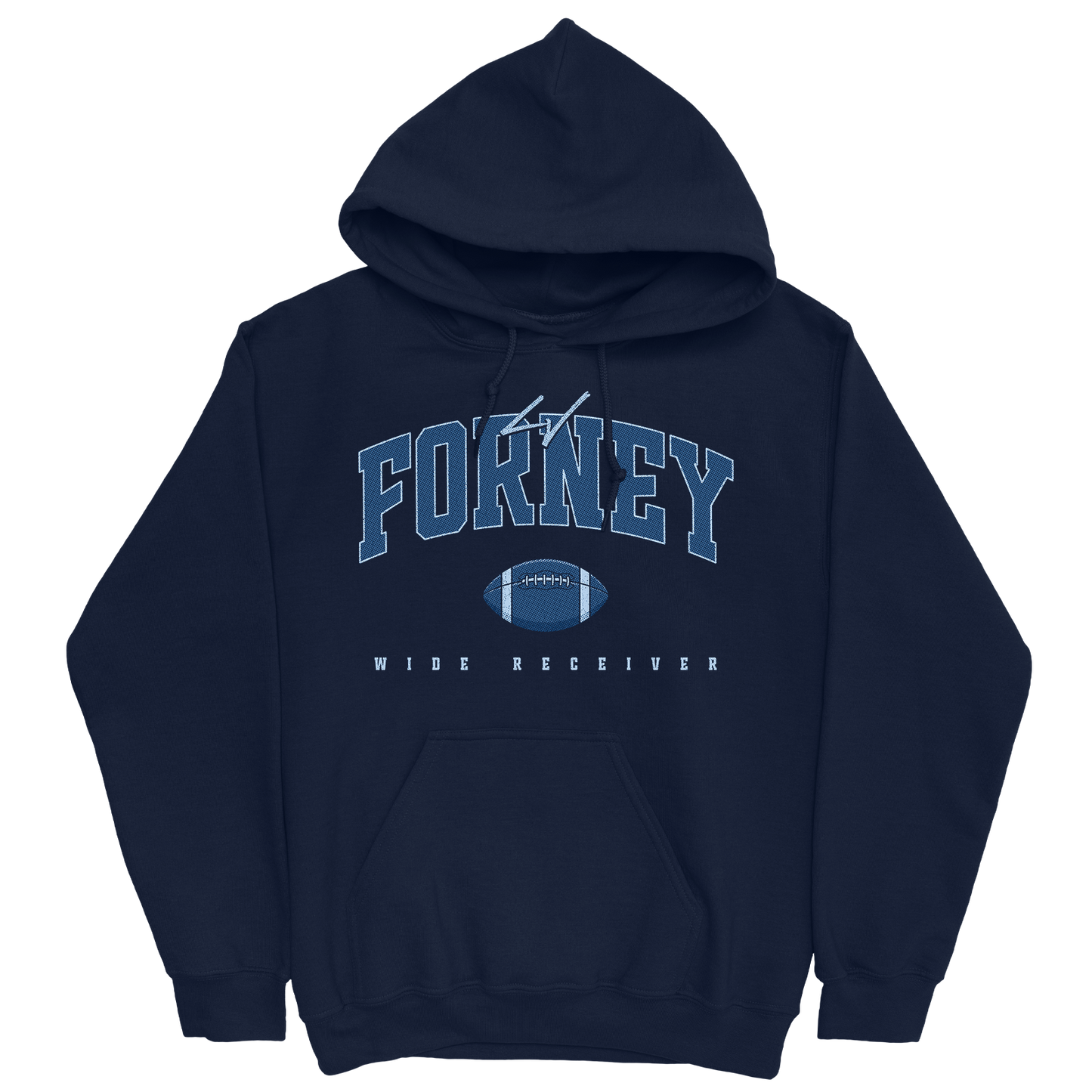 LJ FORNEY FOOTBALL NAVY HOODIE