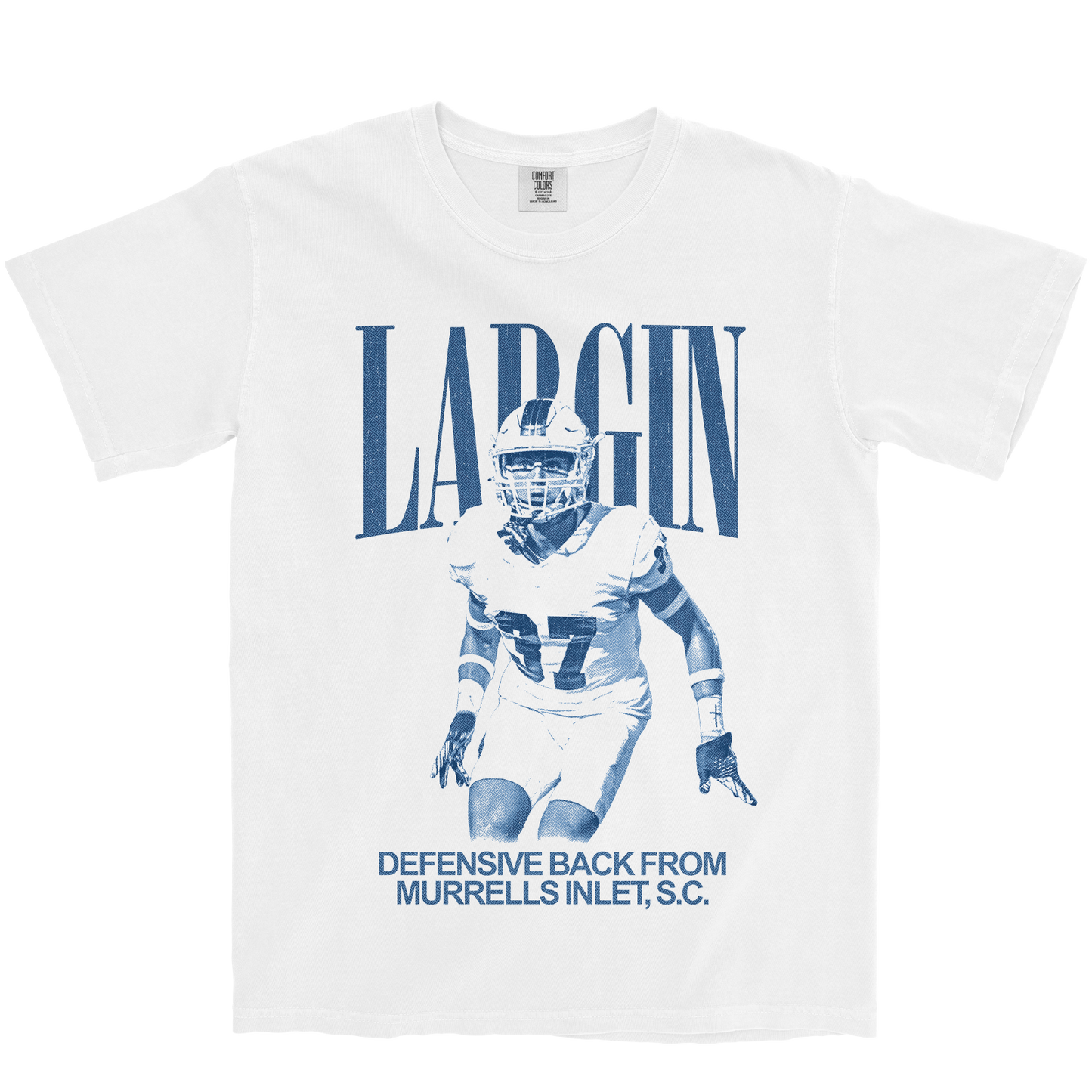 RYAN LARGIN VINTAGE WHITE TEE