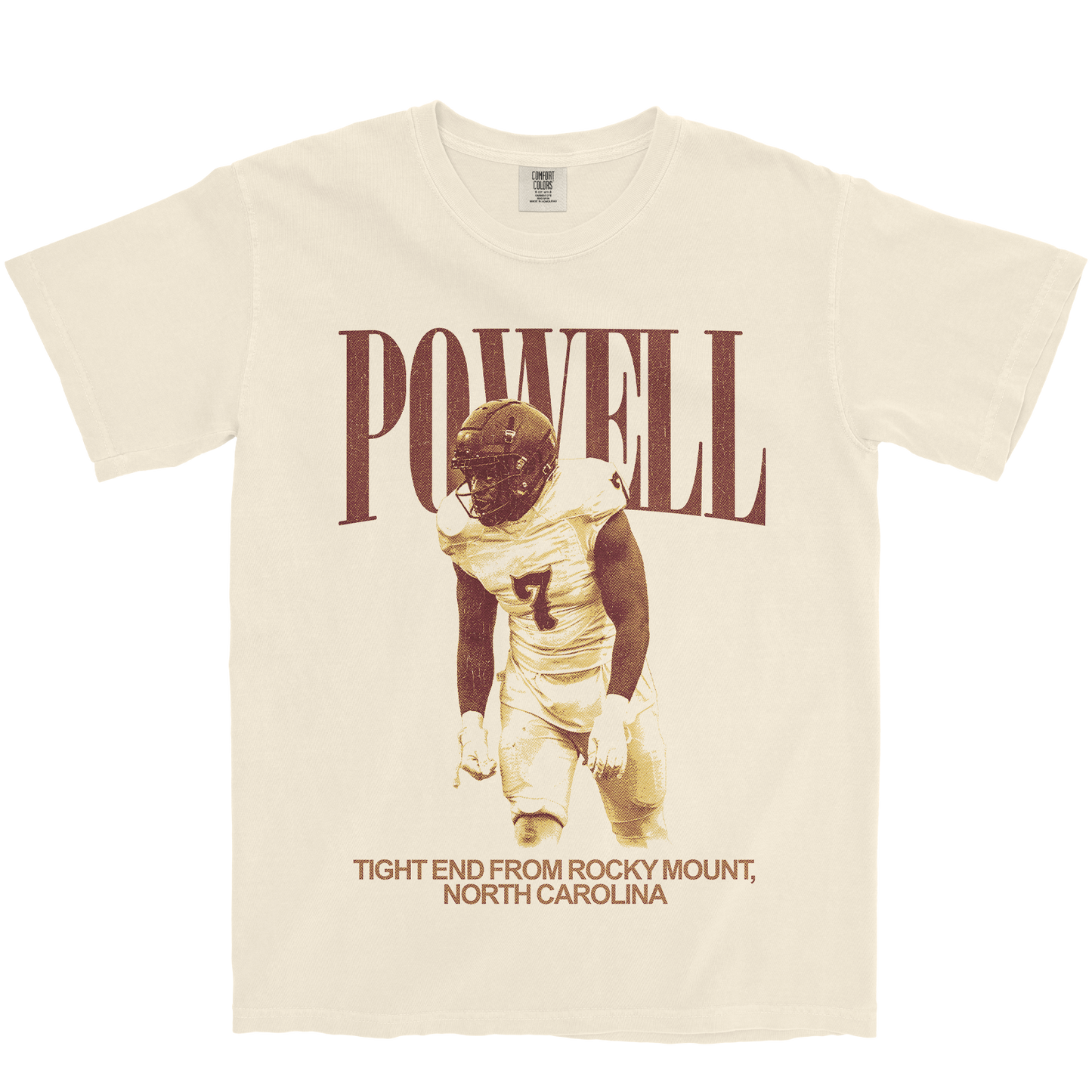 KEYSHAUN POWELL VINTAGE IVORY TEE