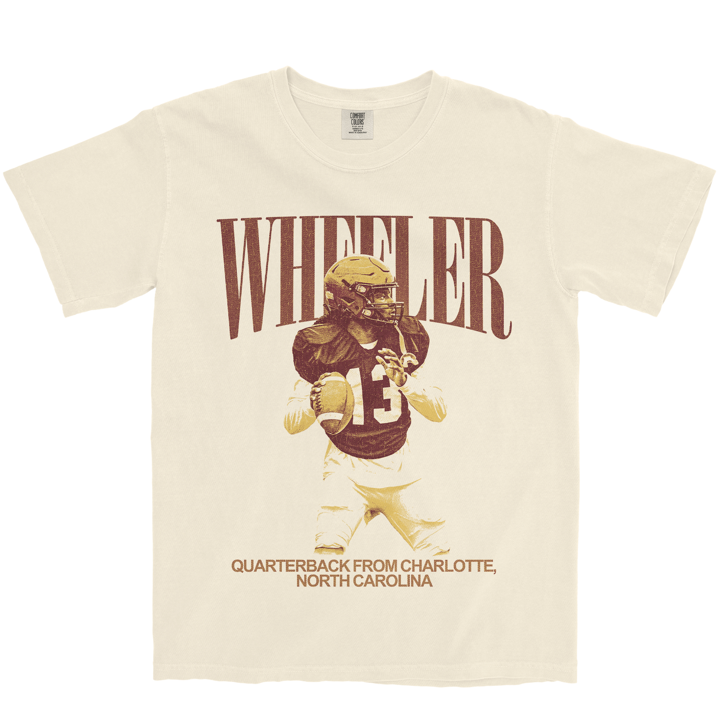 JUSTIN WHEELER VINTAGE IVORY TEE