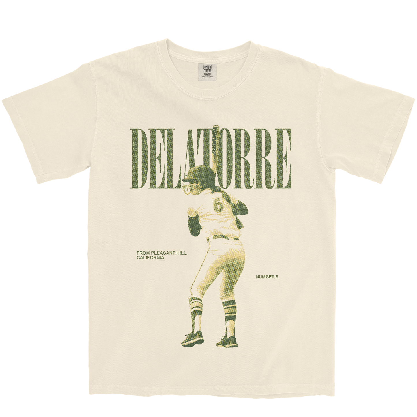 JESSICA DELATORRE VINTAGE IVORY TEE