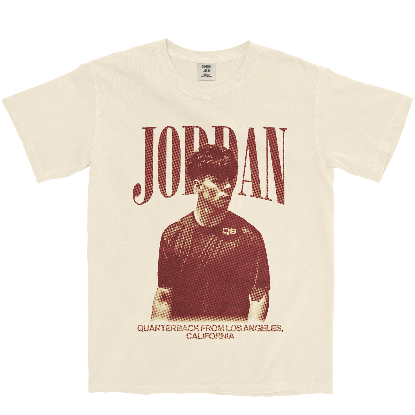 DAVID JORDAN VINTAGE IVORY TEE