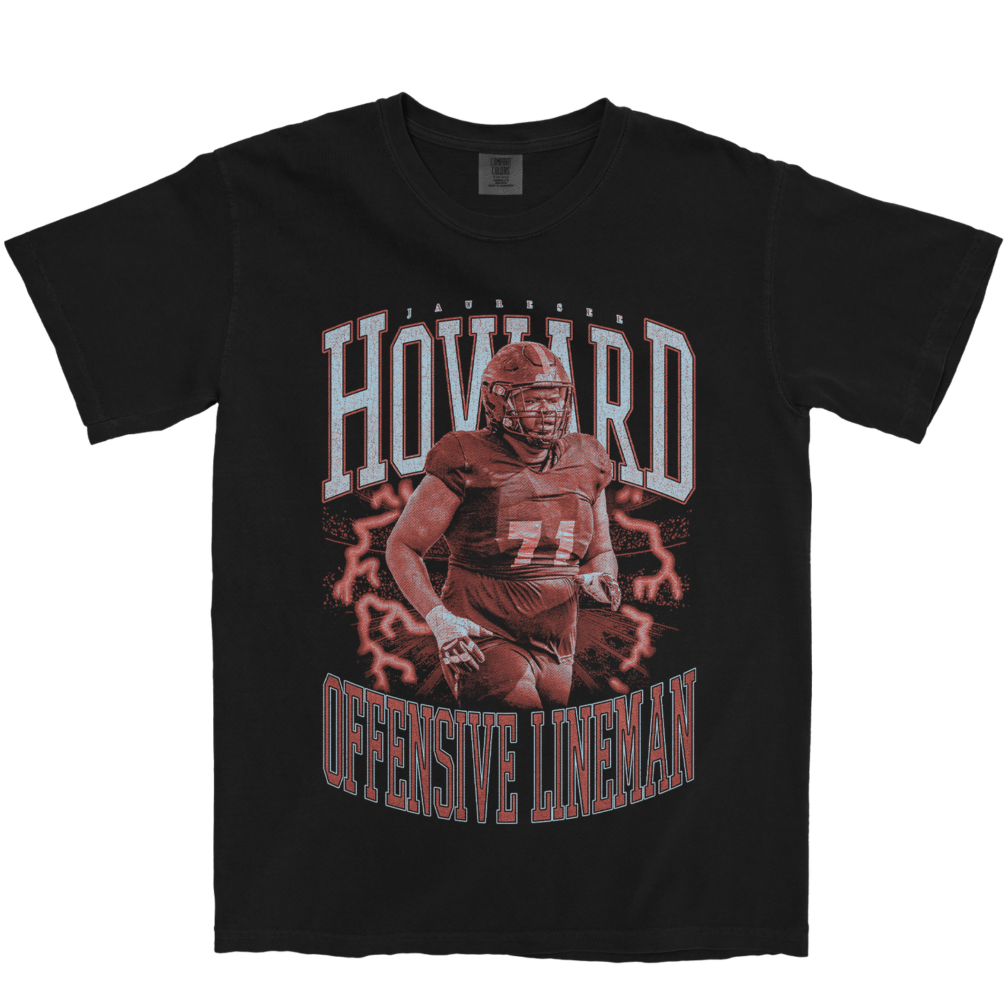 JAURESEE HOWARD VINTAGE BLACK TEE