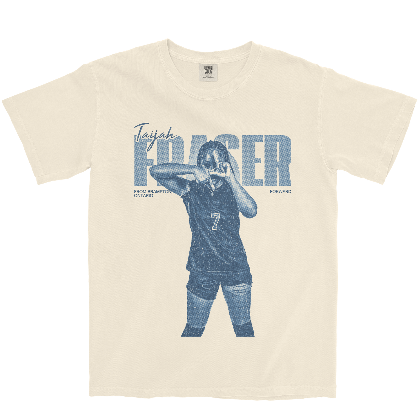 TAIJAH FRASER VINTAGE IVORY TEE