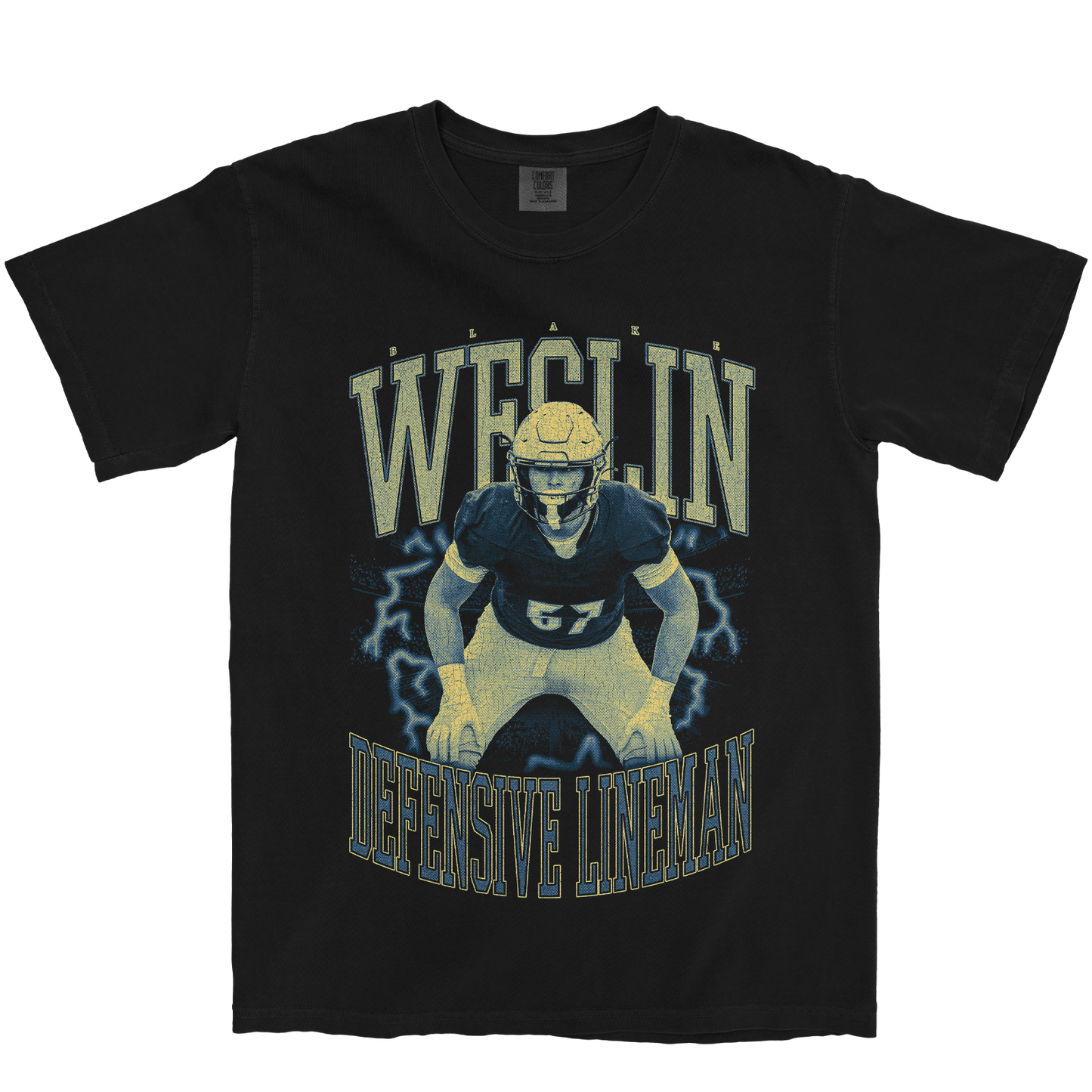 BLAKE WESLIN VINTAGE BLACK TEE