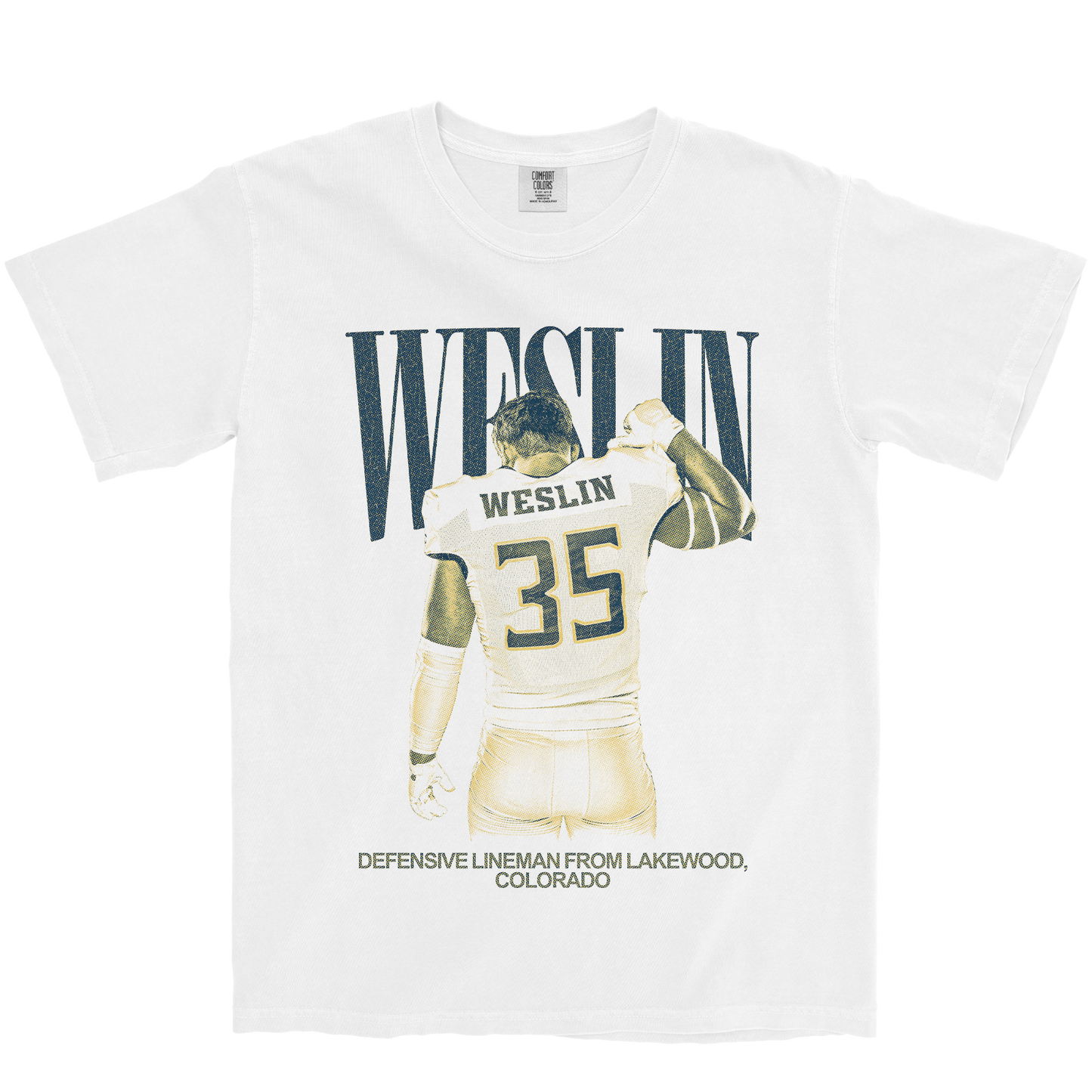 BLAKE WESLIN VINTAGE WHITE TEE