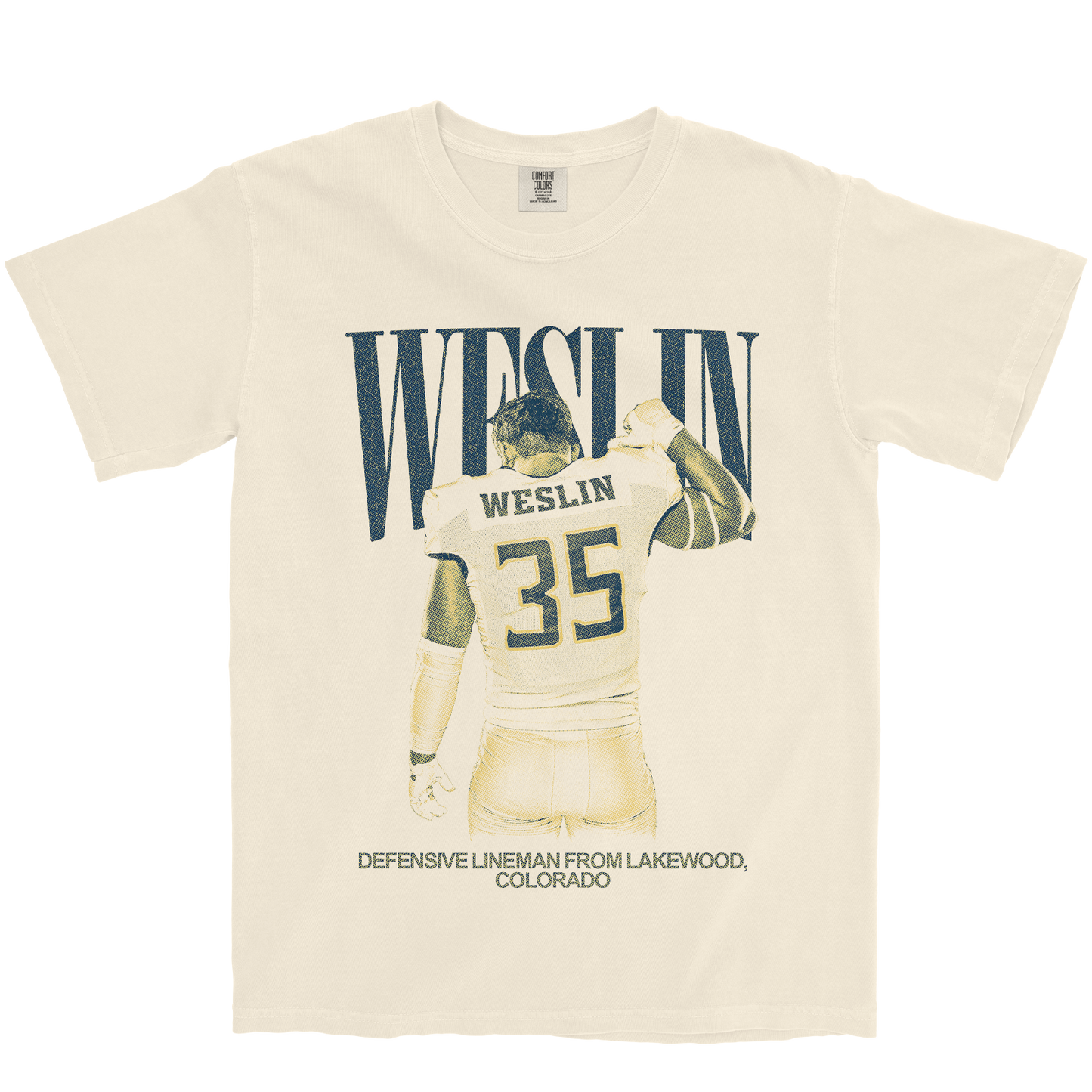 BLAKE WESLIN VINTAGE IVORY TEE