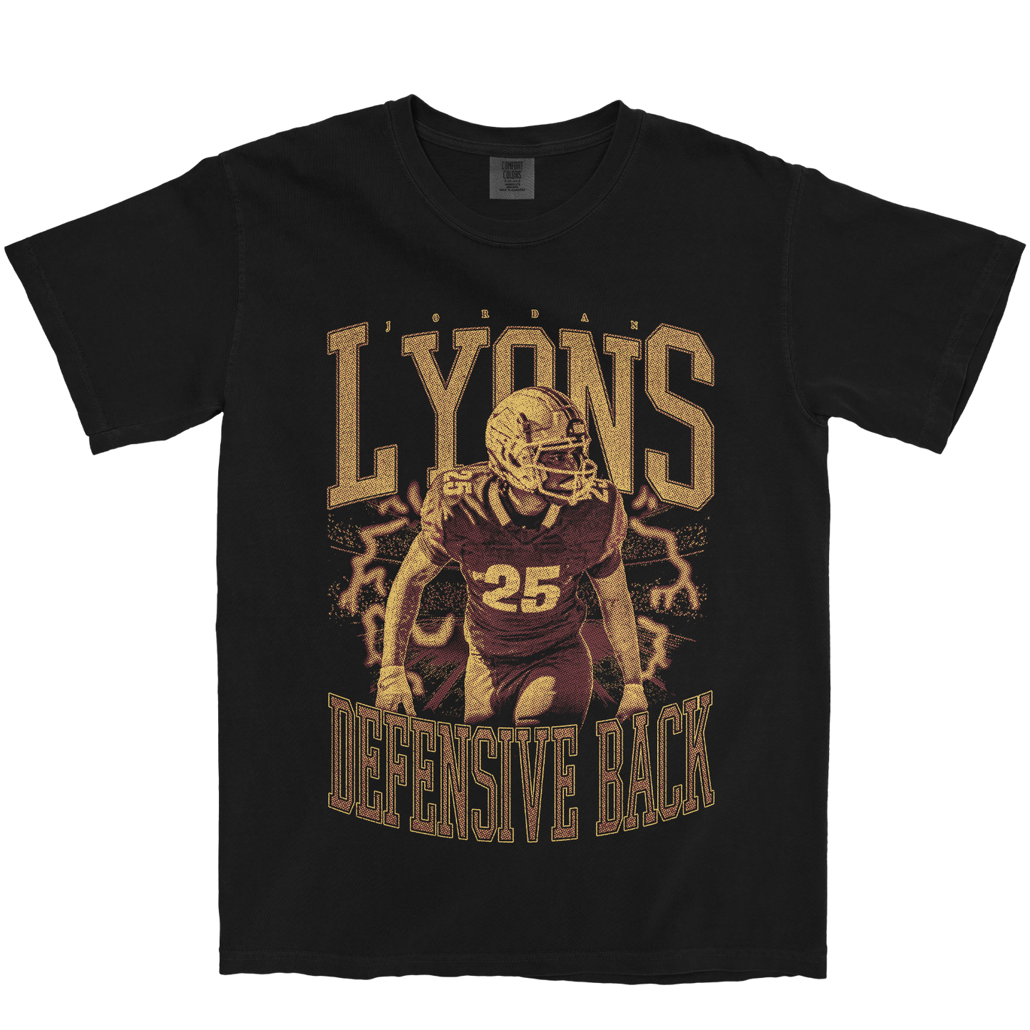 JORDAN LYONS VINTAGE BLACK TEE