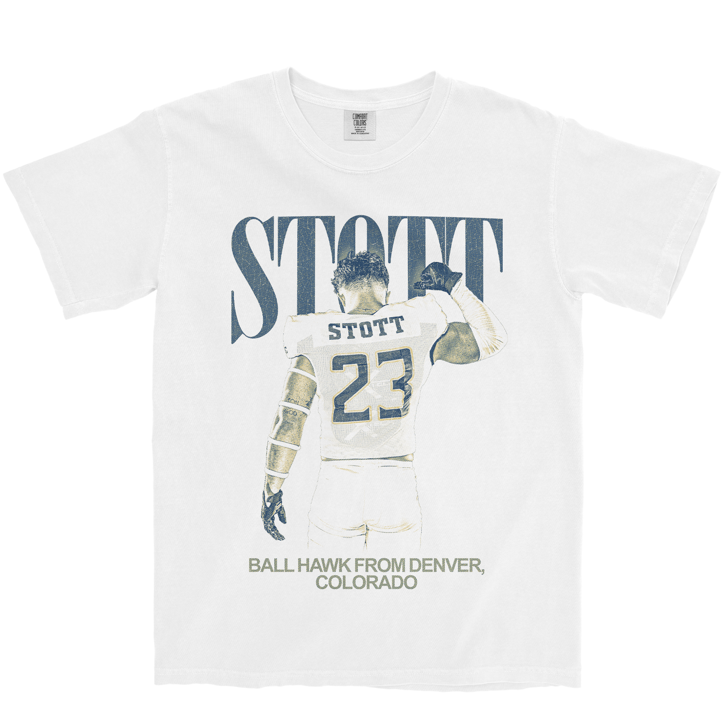 TREY STOTT VINTAGE WHITE TEE
