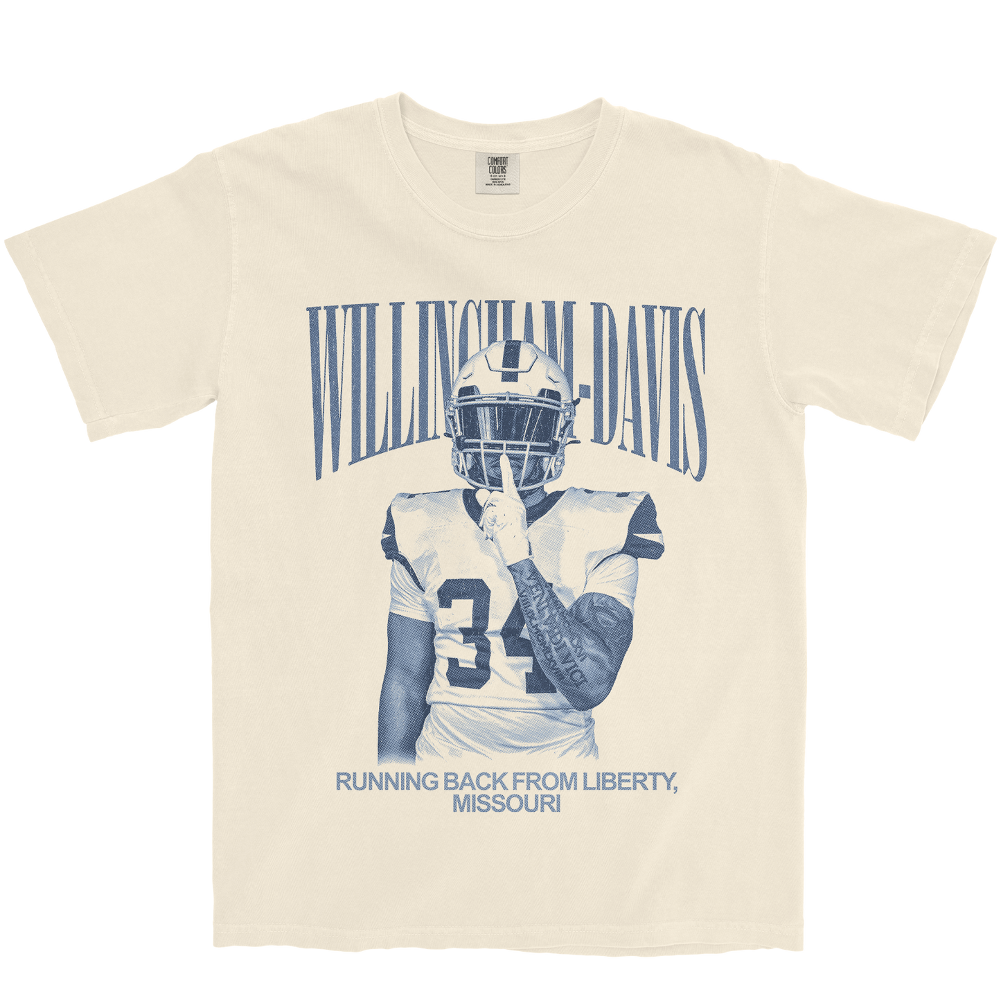 ZAC WILLINGHAM-DAVIS VINTAGE IVORY TEE