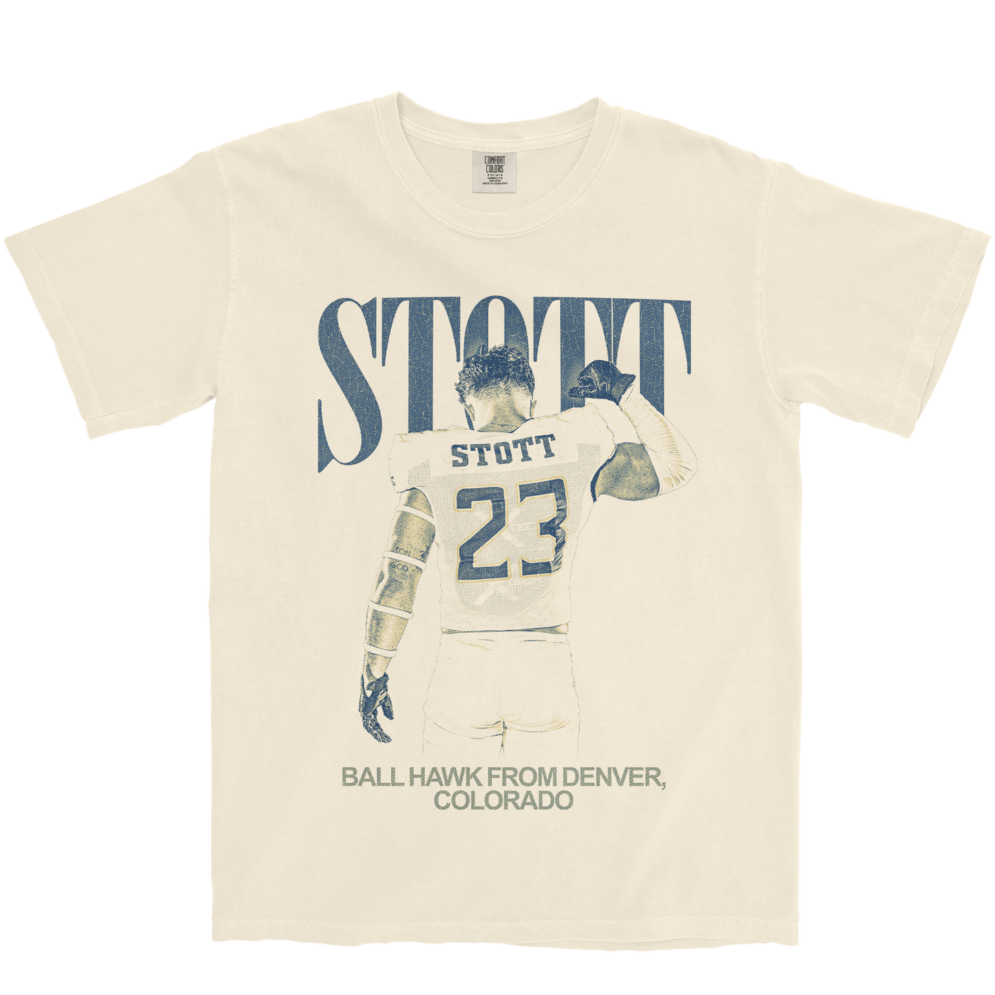 TREY STOTT VINTAGE IVORY TEE