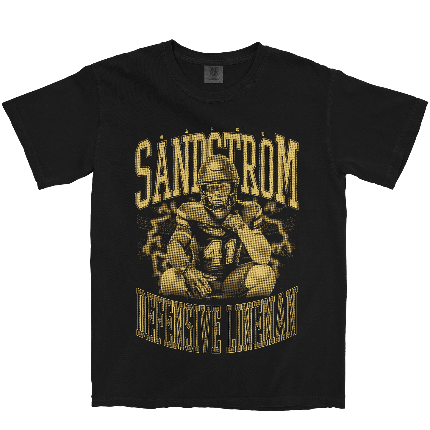 CALEB SANDSTROM VINTAGE BLACK TEE
