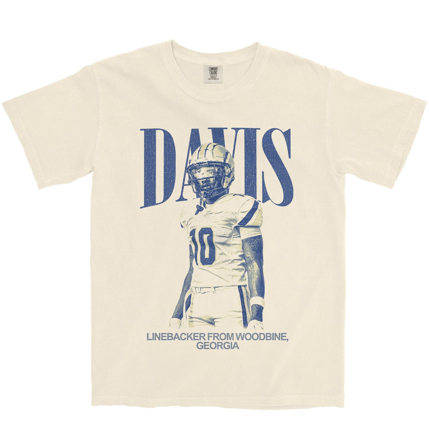 IMAN DAVIS VINTAGE IVORY TEE