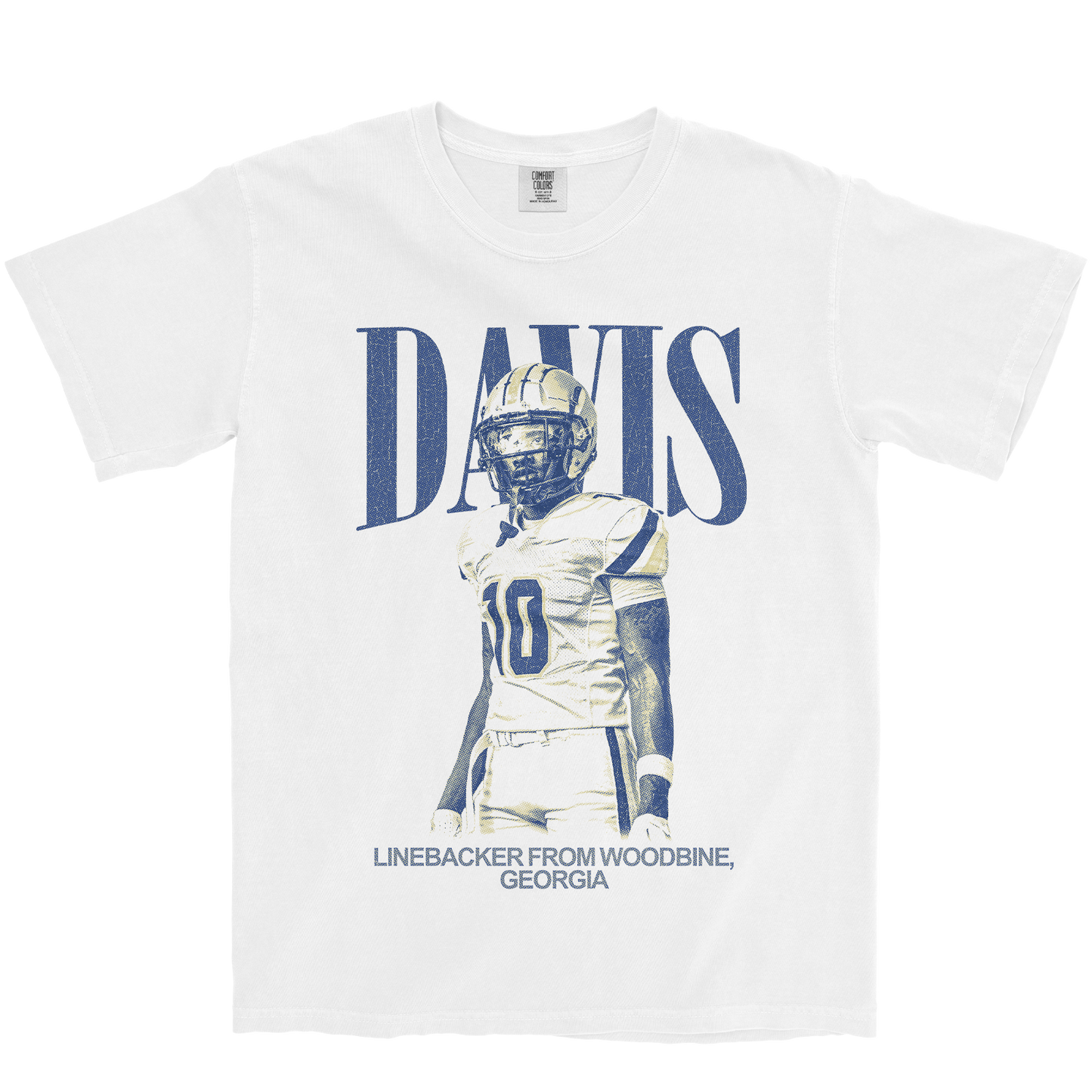 IMAN DAVIS VINTAGE WHITE TEE