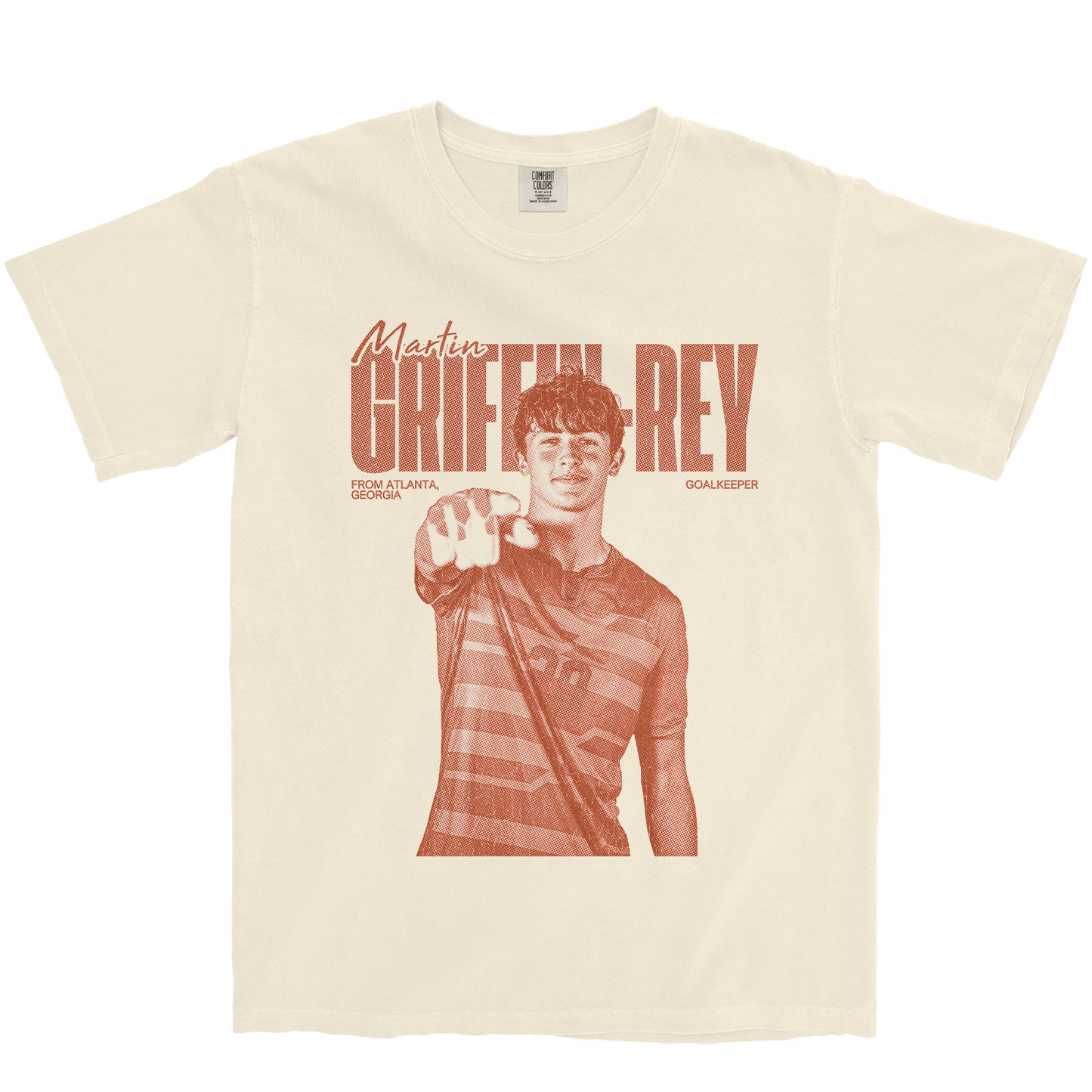 MARTIN GRIFFIN-REY VINTAGE IVORY TEE
