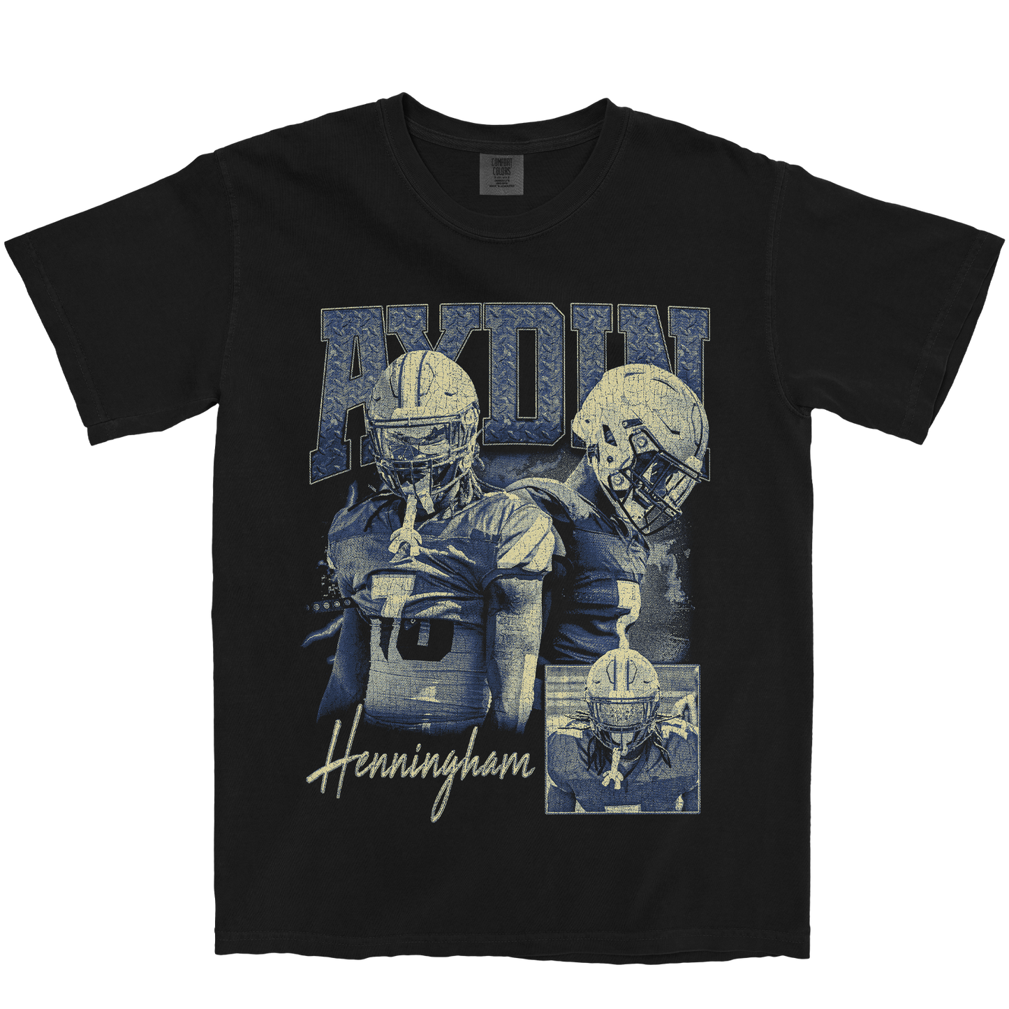 AYDIN HENNINGHAM GRAPHIC BLACK TEE