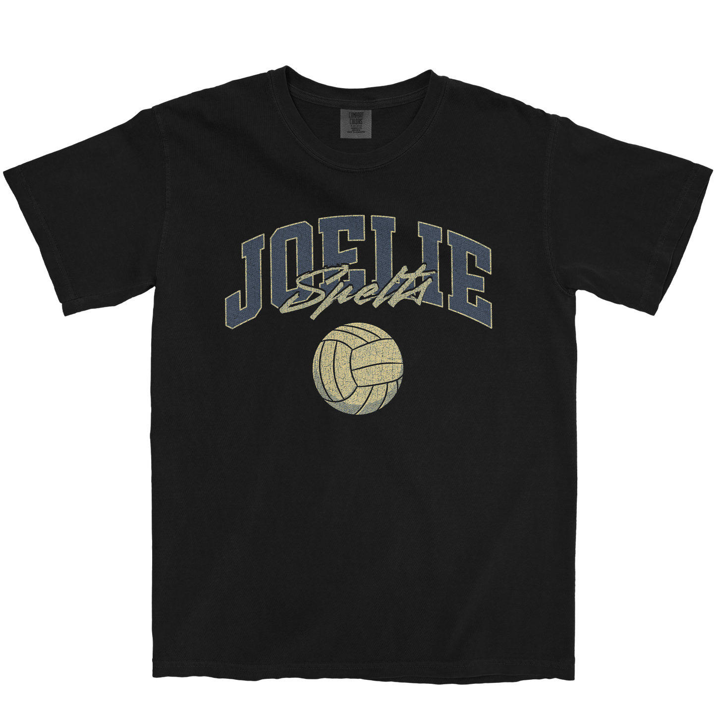 JOELIE SPELTS VOLLEYBALL BLACK TEE