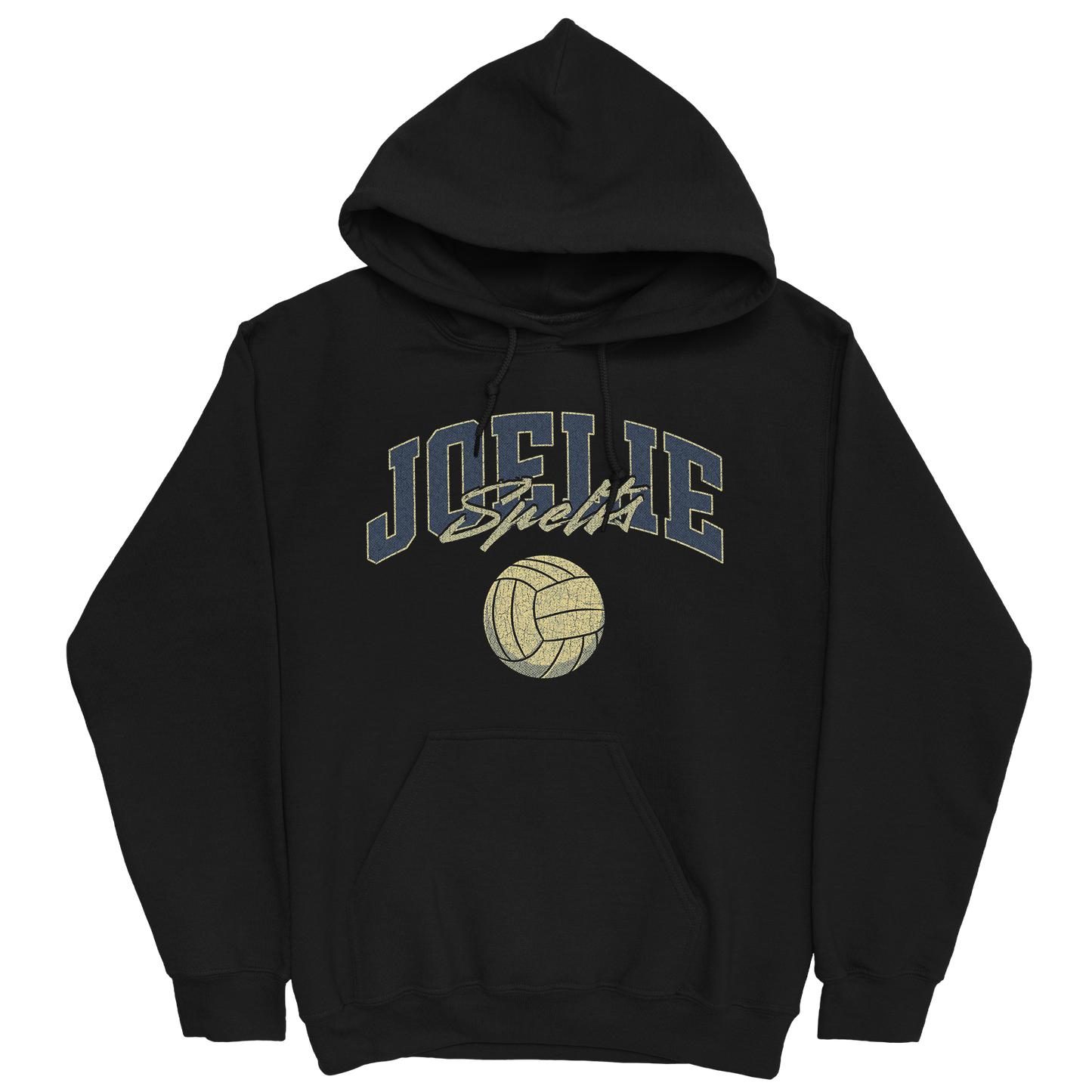 JOELIE SPELTS VOLLEYBALL BLACK HOODIE