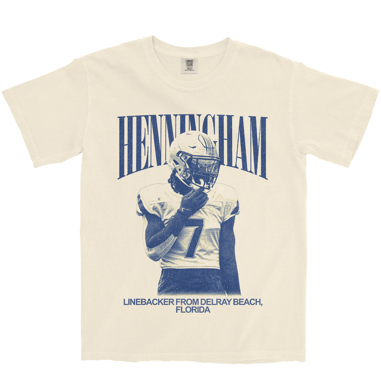 AYDIN HENNINGHAM VINTAGE IVORY TEE