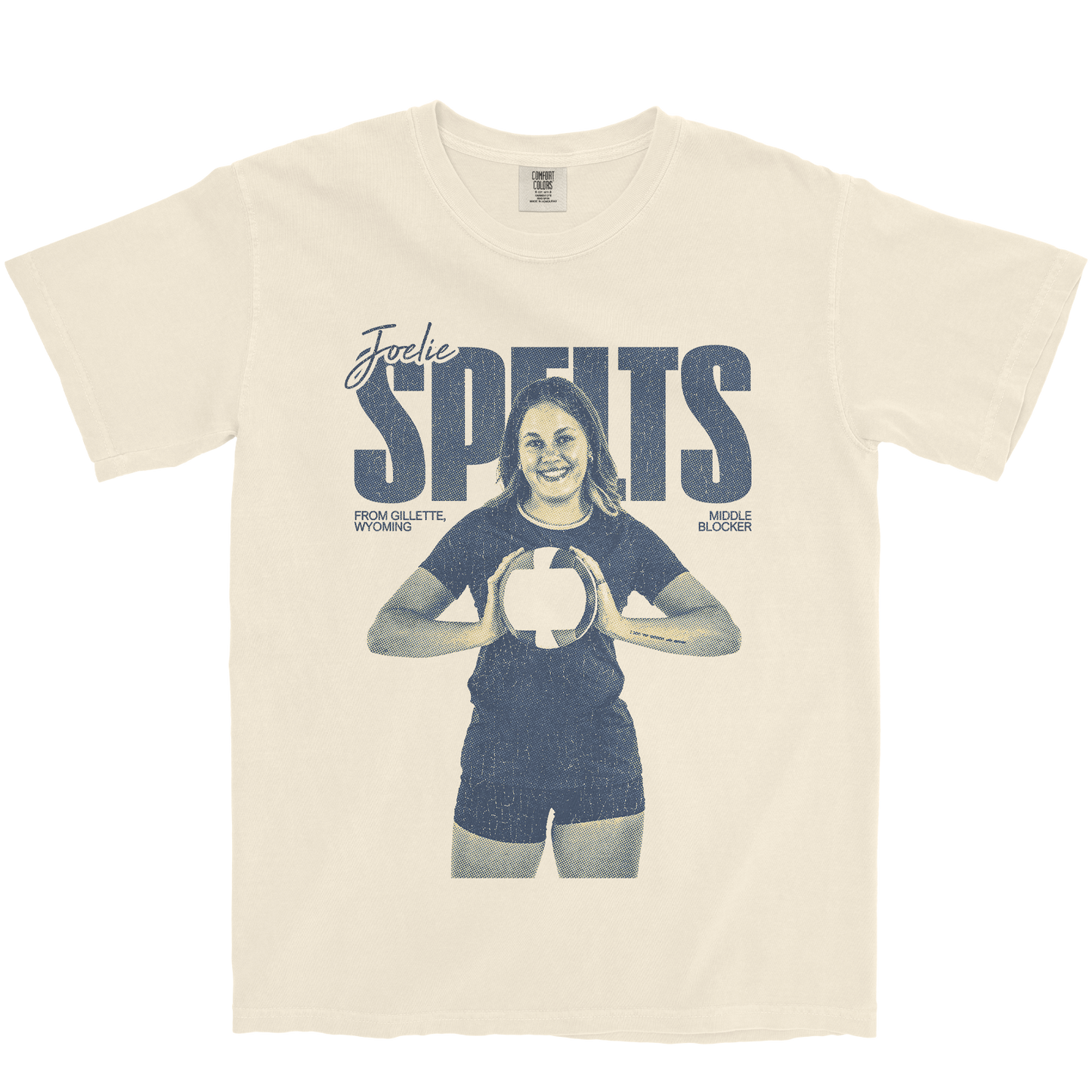 JOELIE SPELTS VINTAGE IVORY TEE