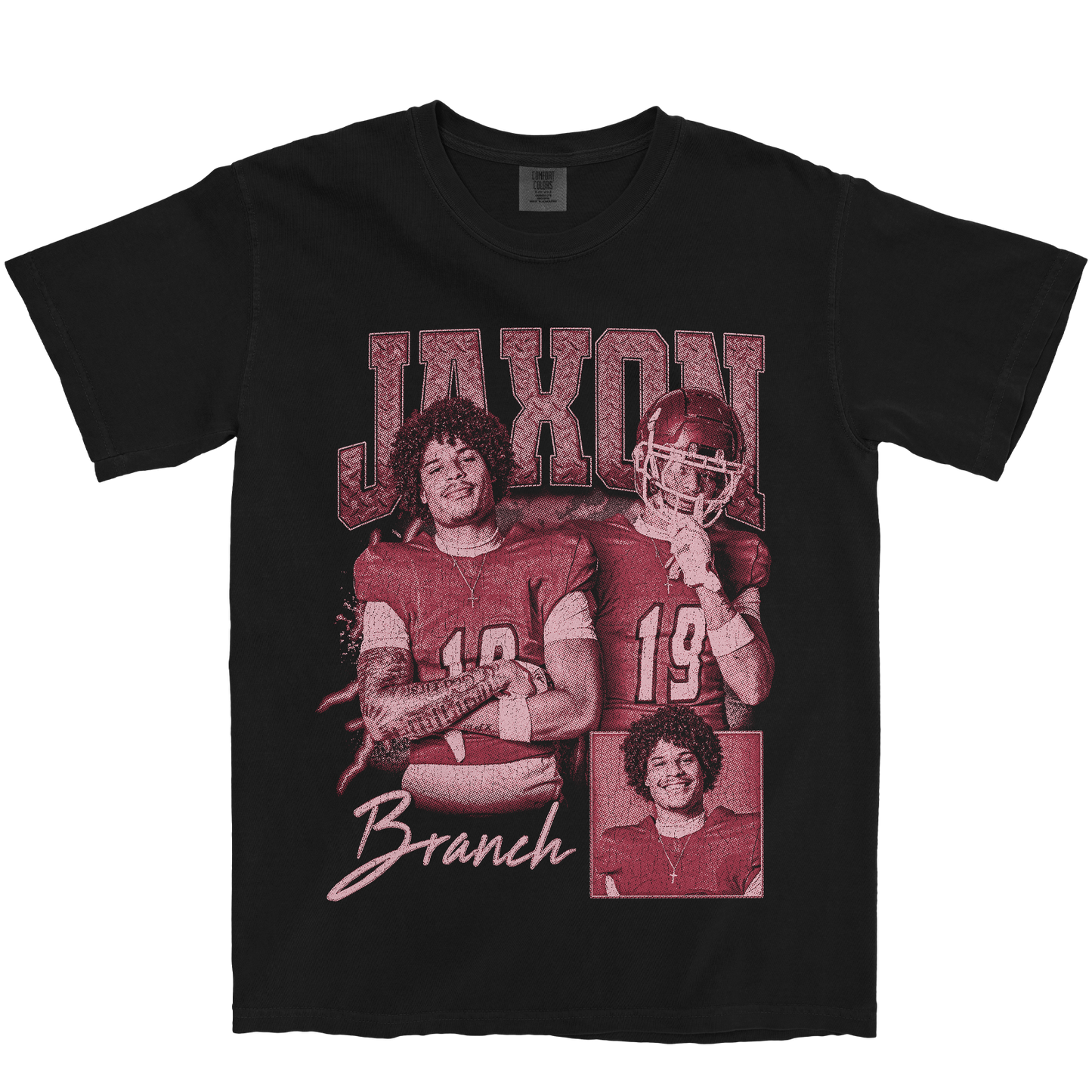 JAXON BRANCH GRAPHIC BLACK TEE