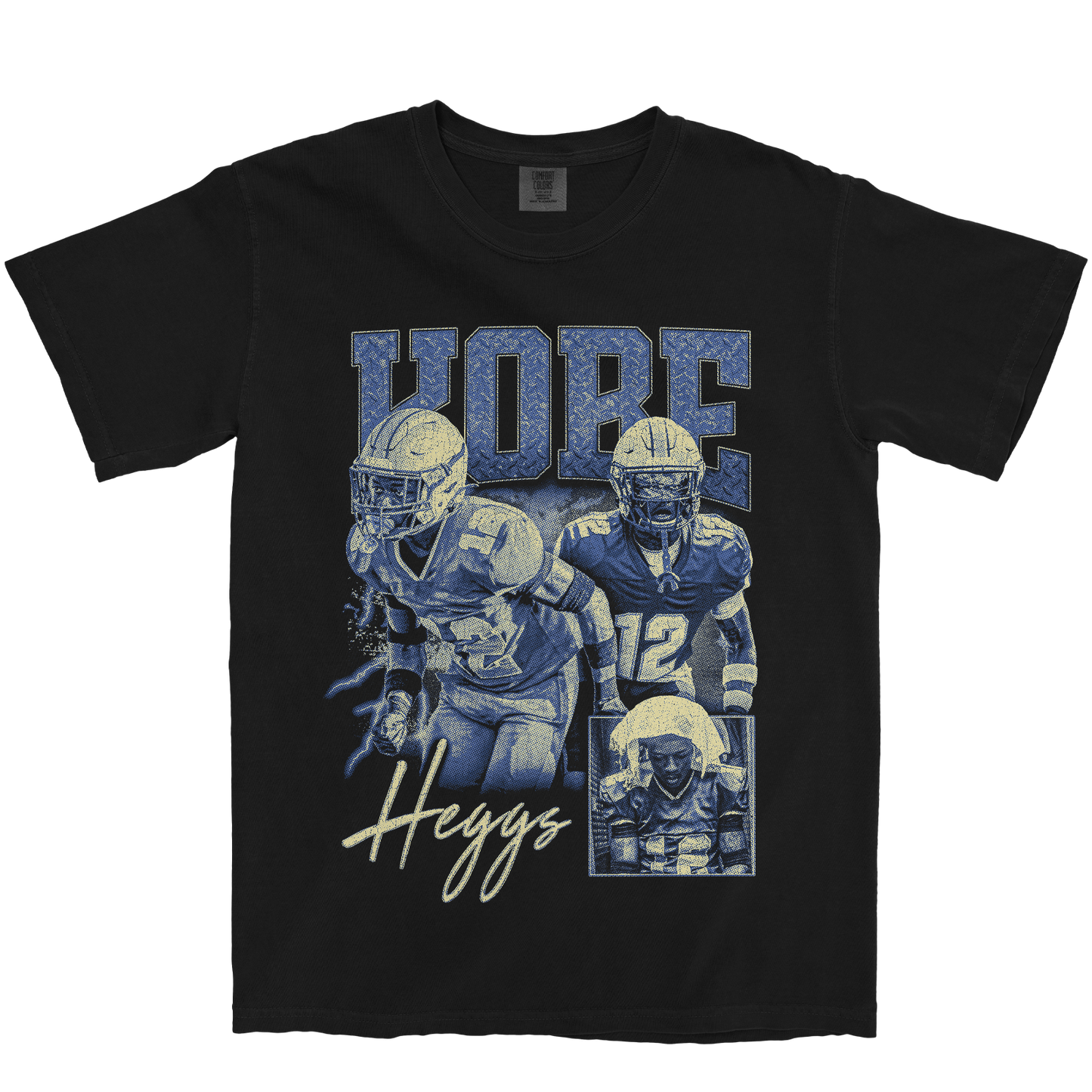 KOBE HEGGS GRAPHIC BLACK TEE